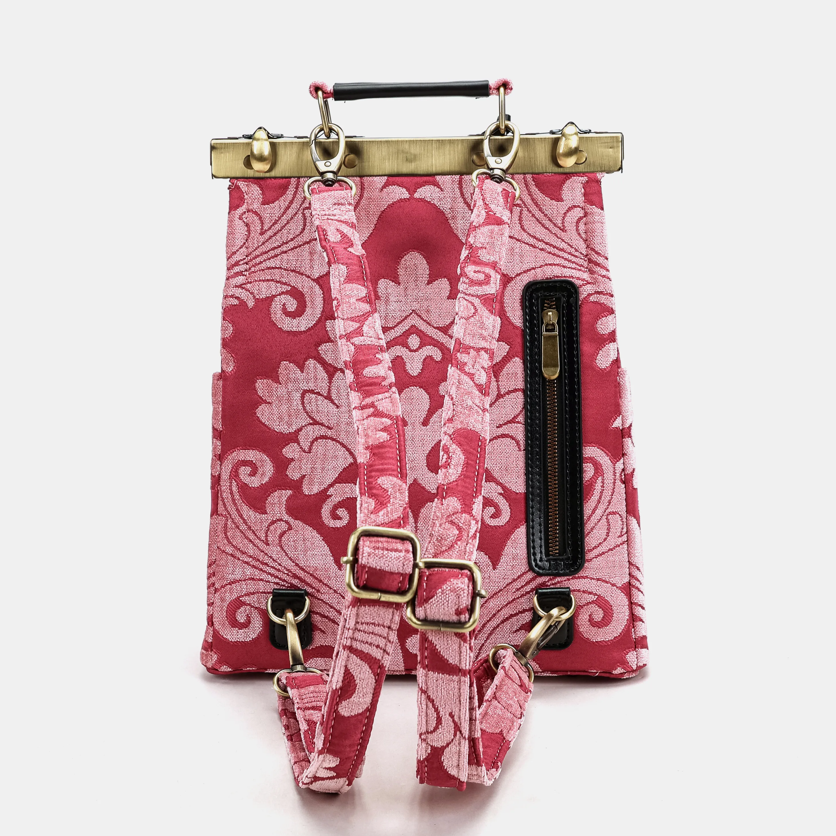 Queen Rose Pink Helena Carpet Backpack Gladstone Bag - Image 5