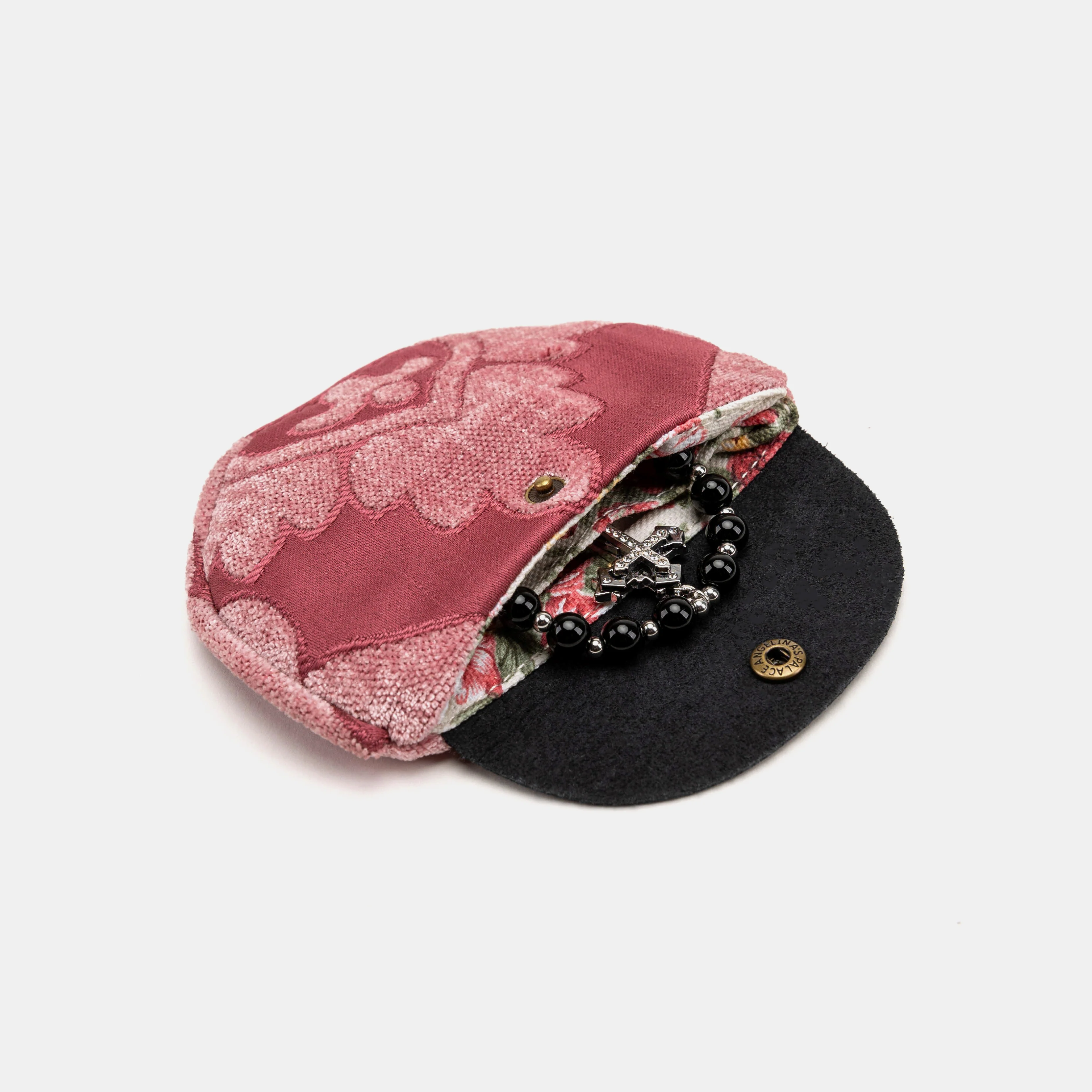 Queen Rose Pink Rosary Bag - Image 3