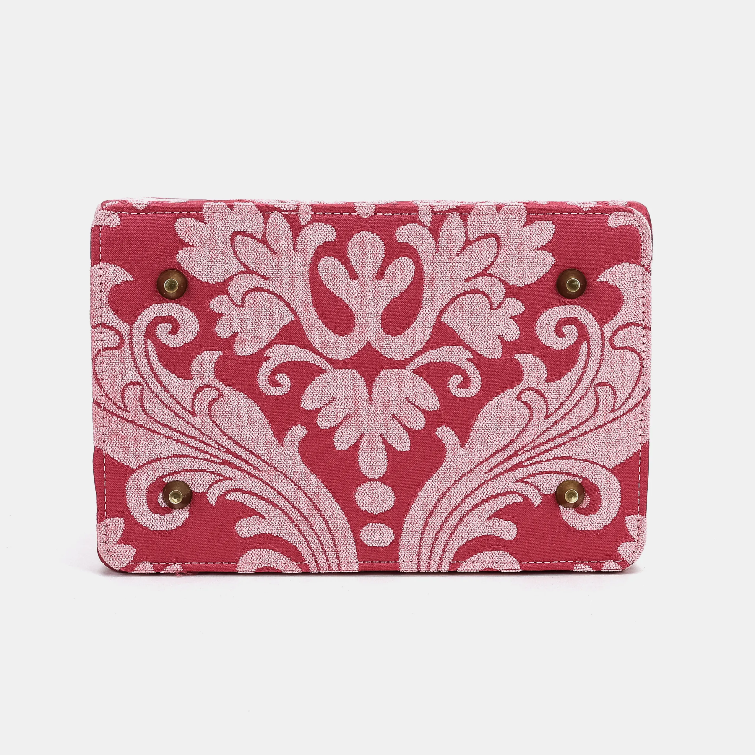 Queen Rose Pink Vivienne Carpet Purse Gladstone Bag - Image 10