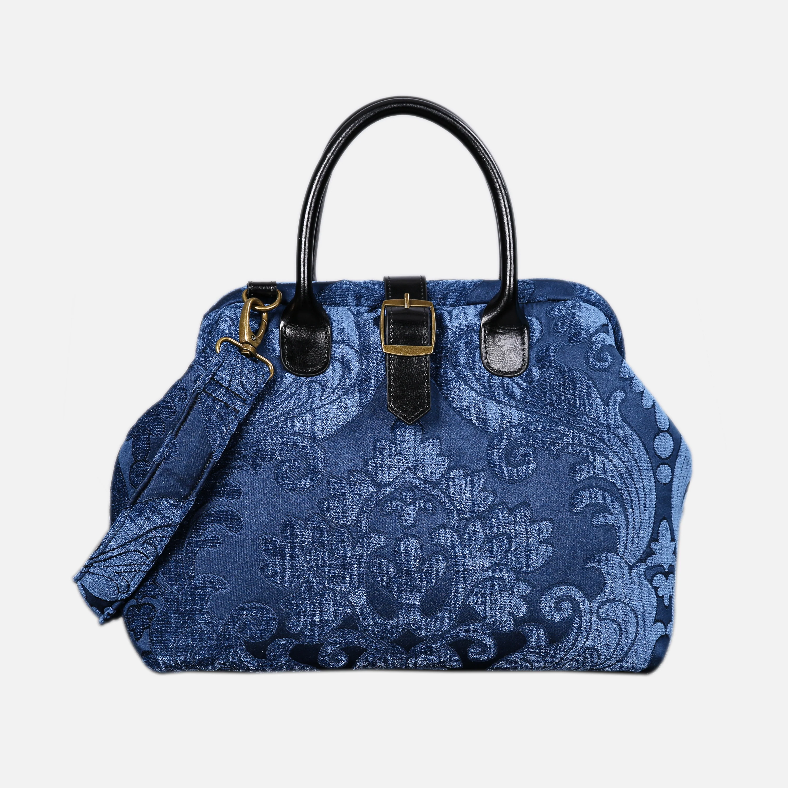 Queen Royal Blue Carpet Handbag Purse