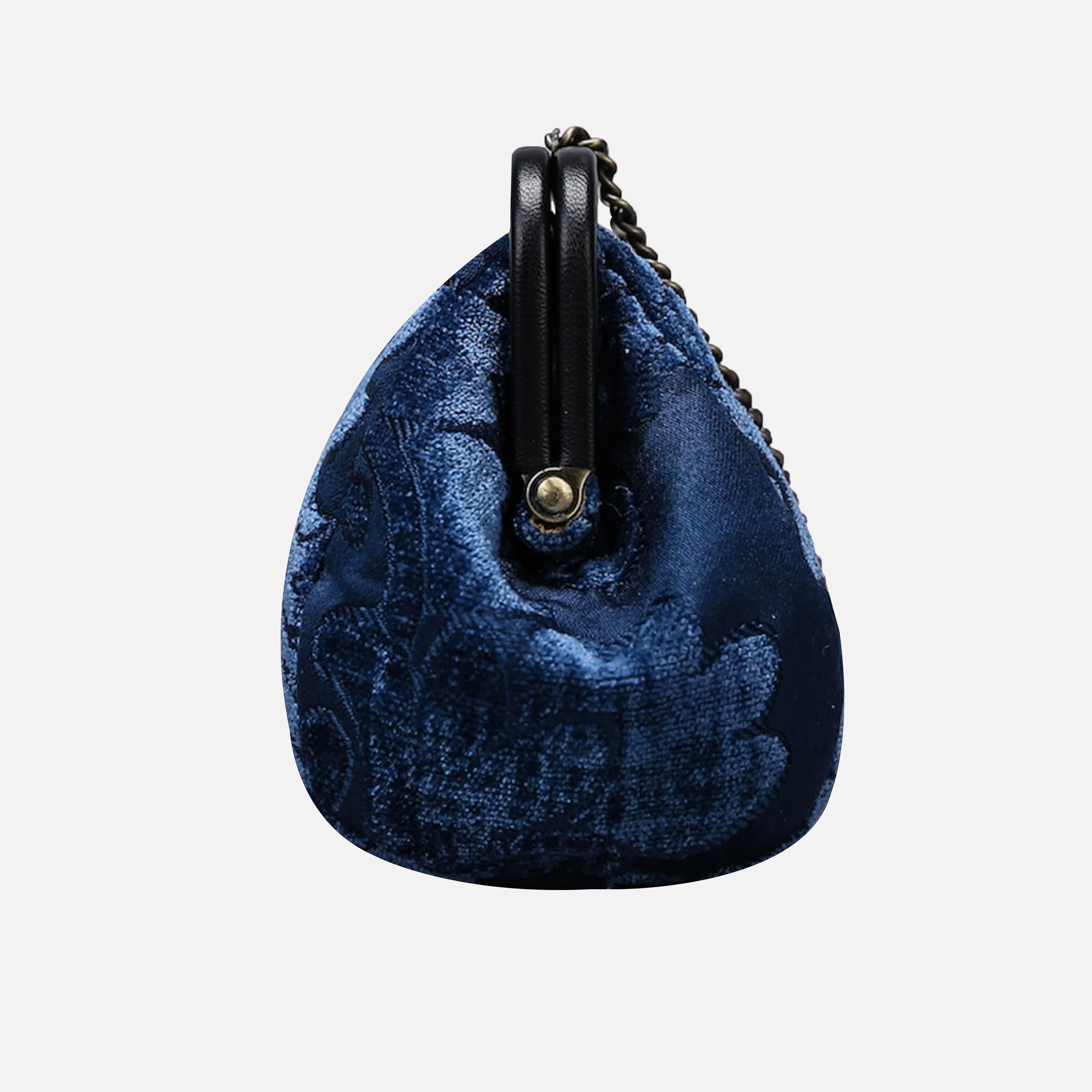 Queen Royal Blue Evening Bag Clutch - Image 4