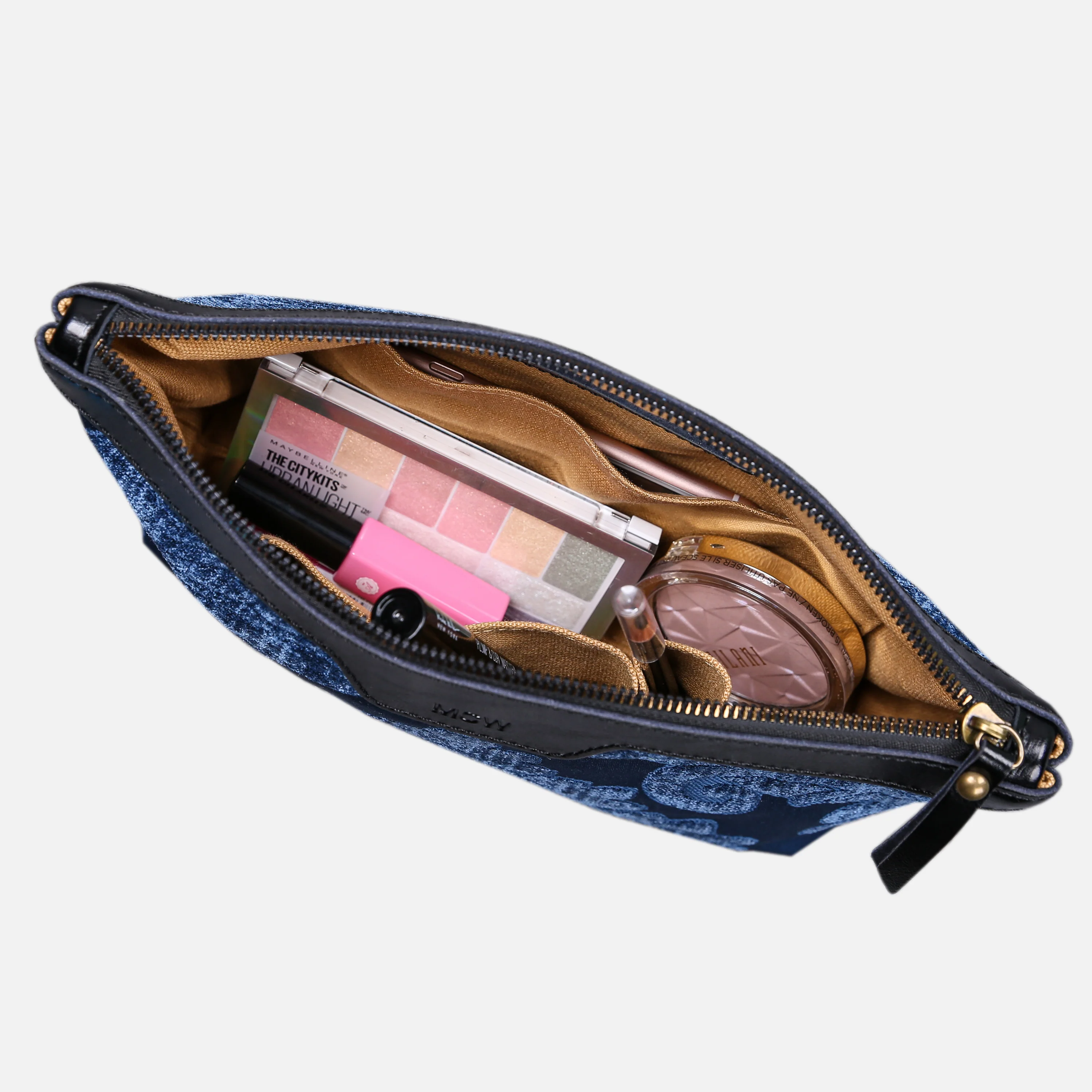 Queen Royal Blue Carpet Makeup Bag - Image 6