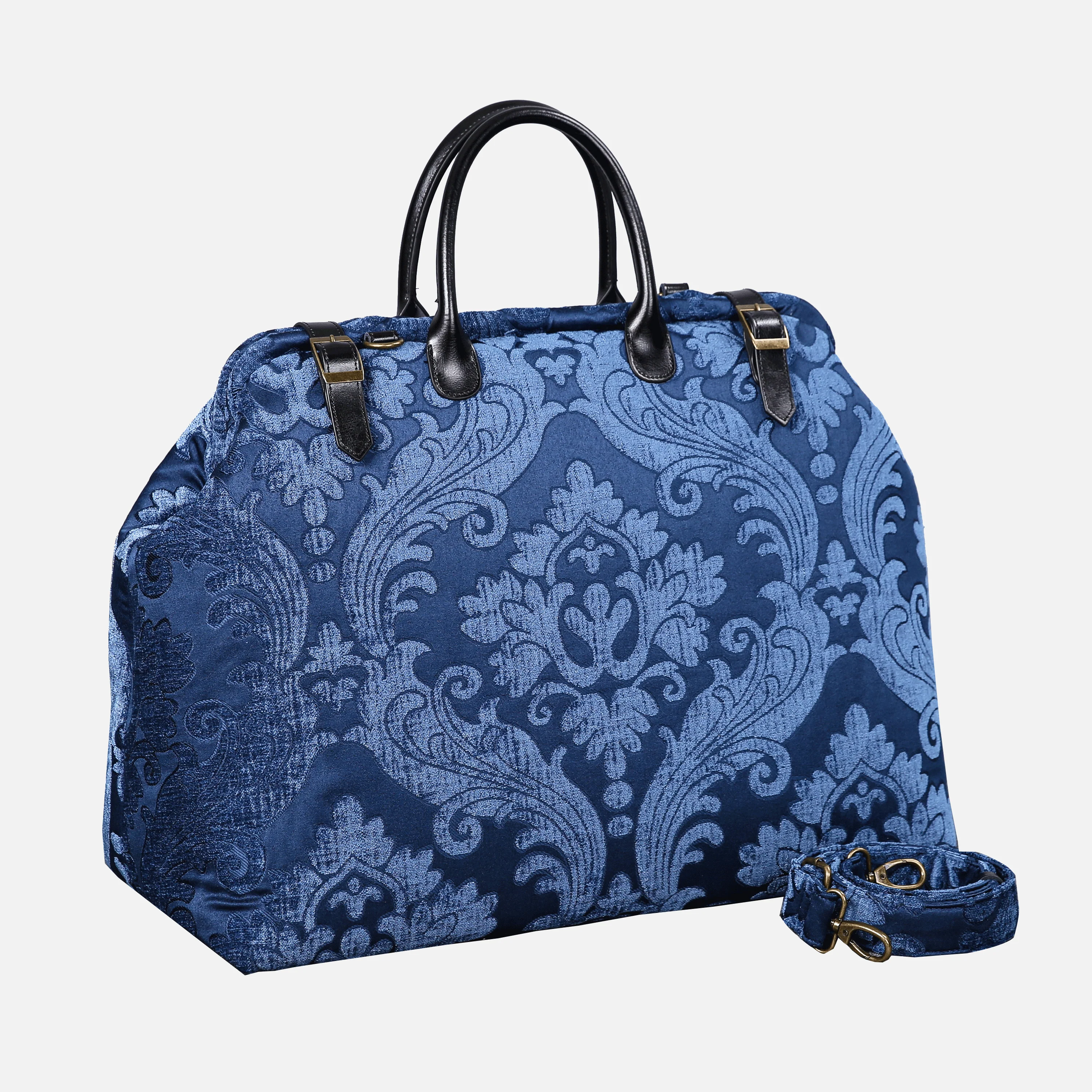 Queen Royal Blue Large Carpetbag - Image 2