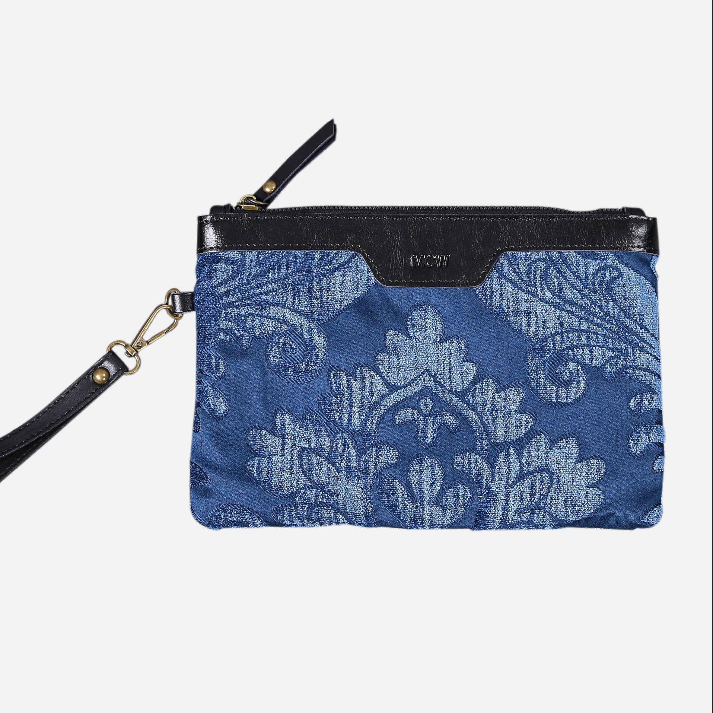 Queen Royal Blue Wristlet Clutch