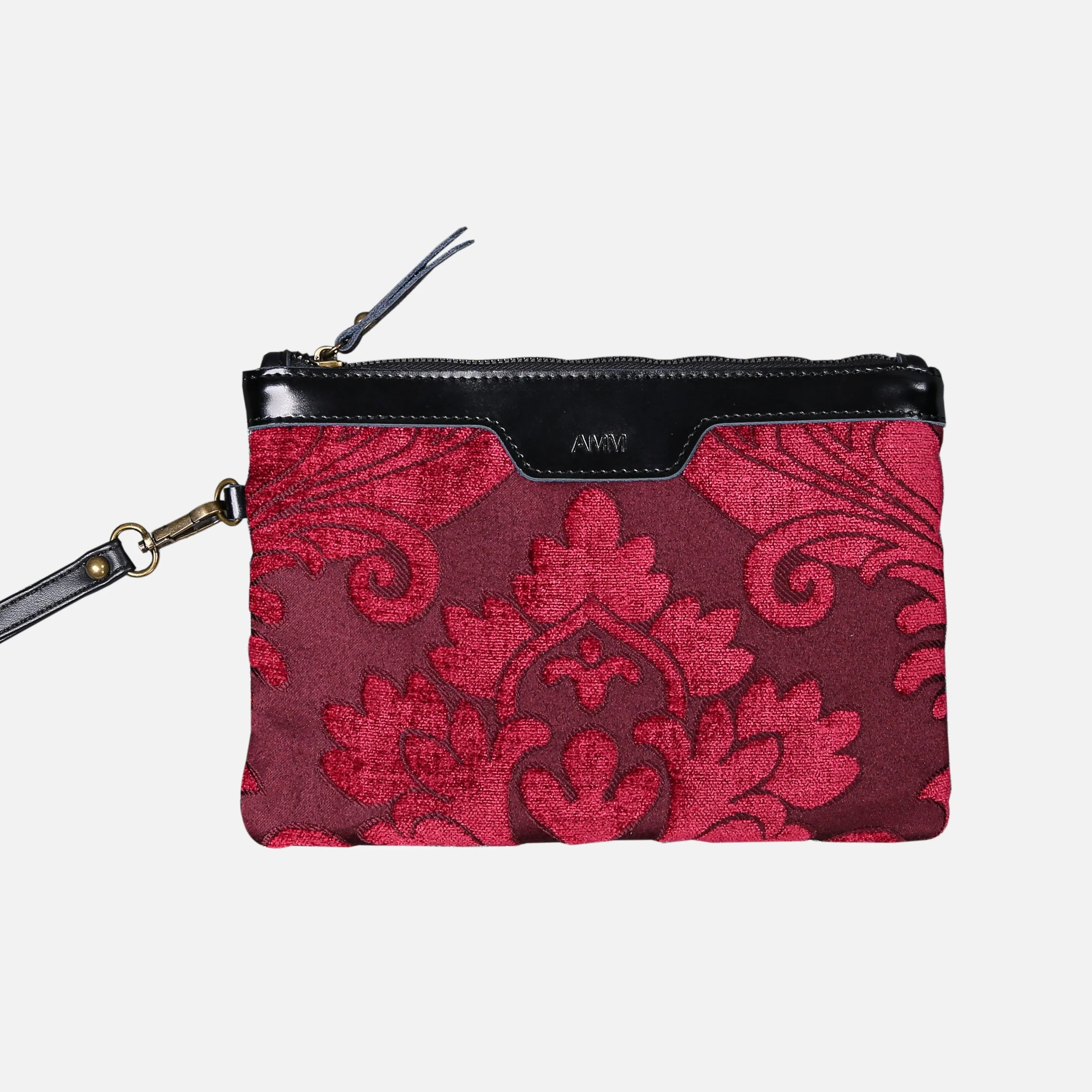 Queen Wine Wristlet Clutch