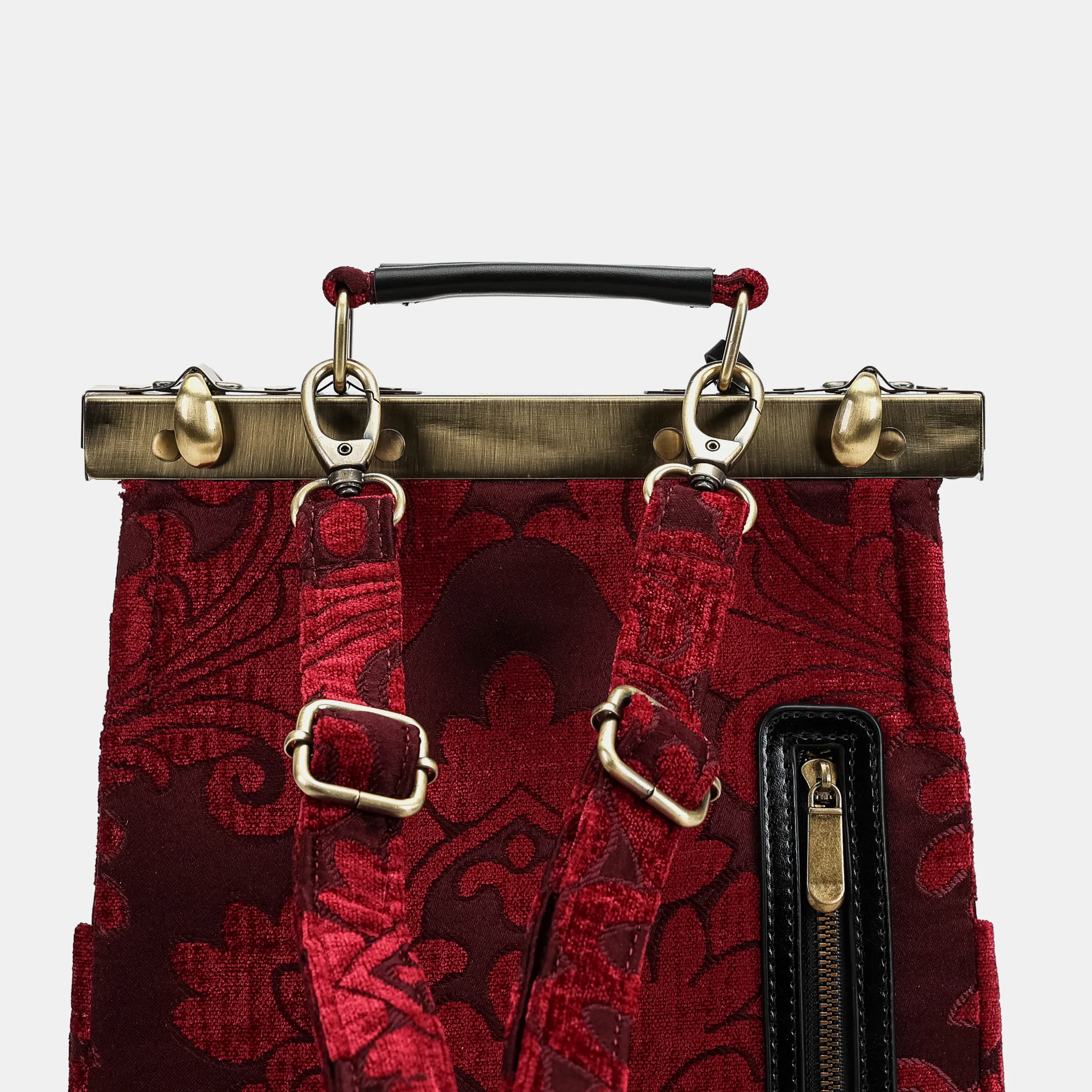 Queen Wine Helena Carpet Backpack Gladstone Bag - Image 6