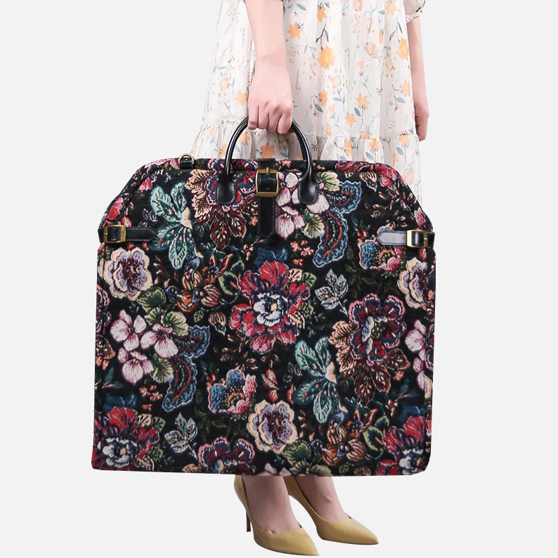 Rose Garden Black Carpet Garment Bag - Image 2