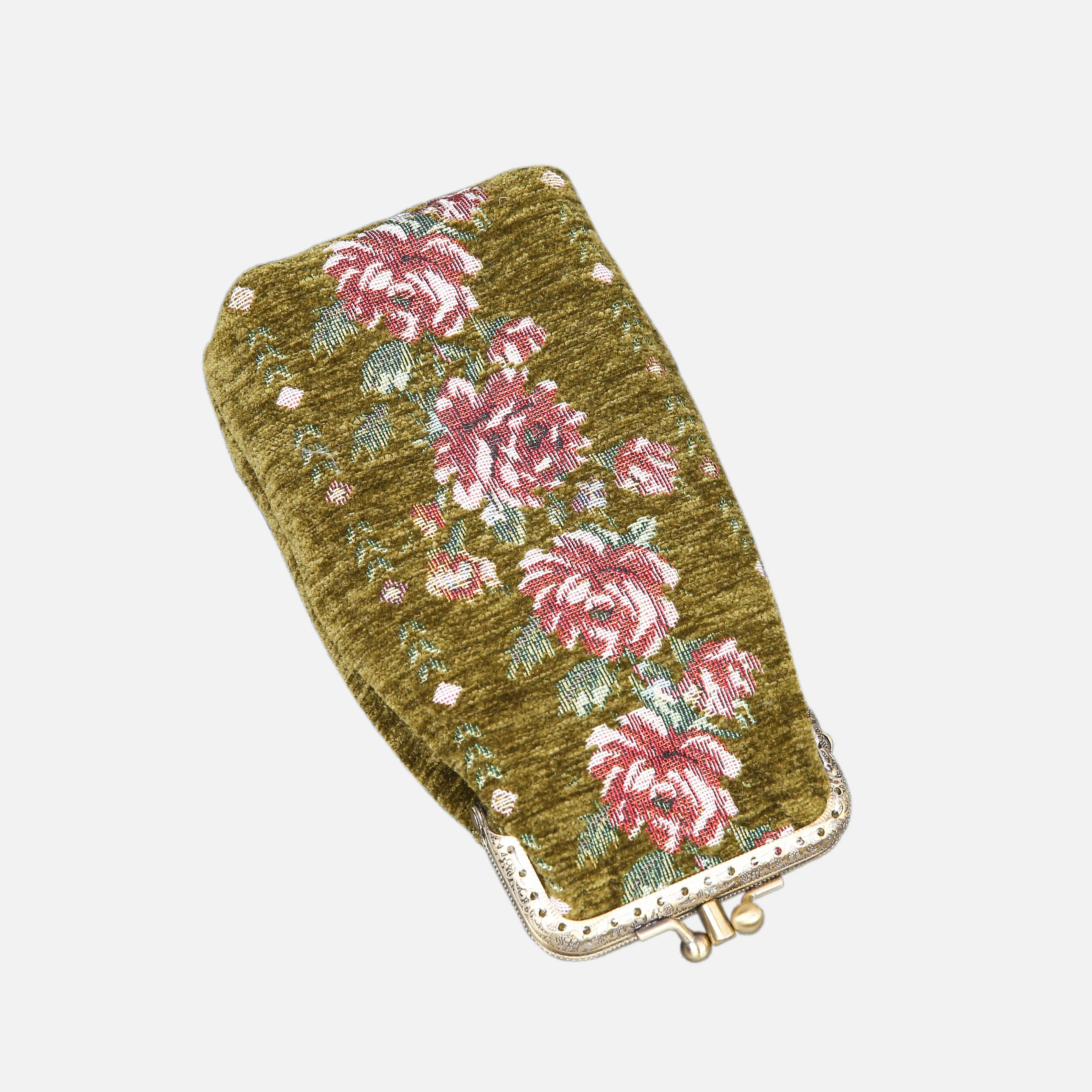 Rose Trail Avocado Carpet Eyeglasses Case