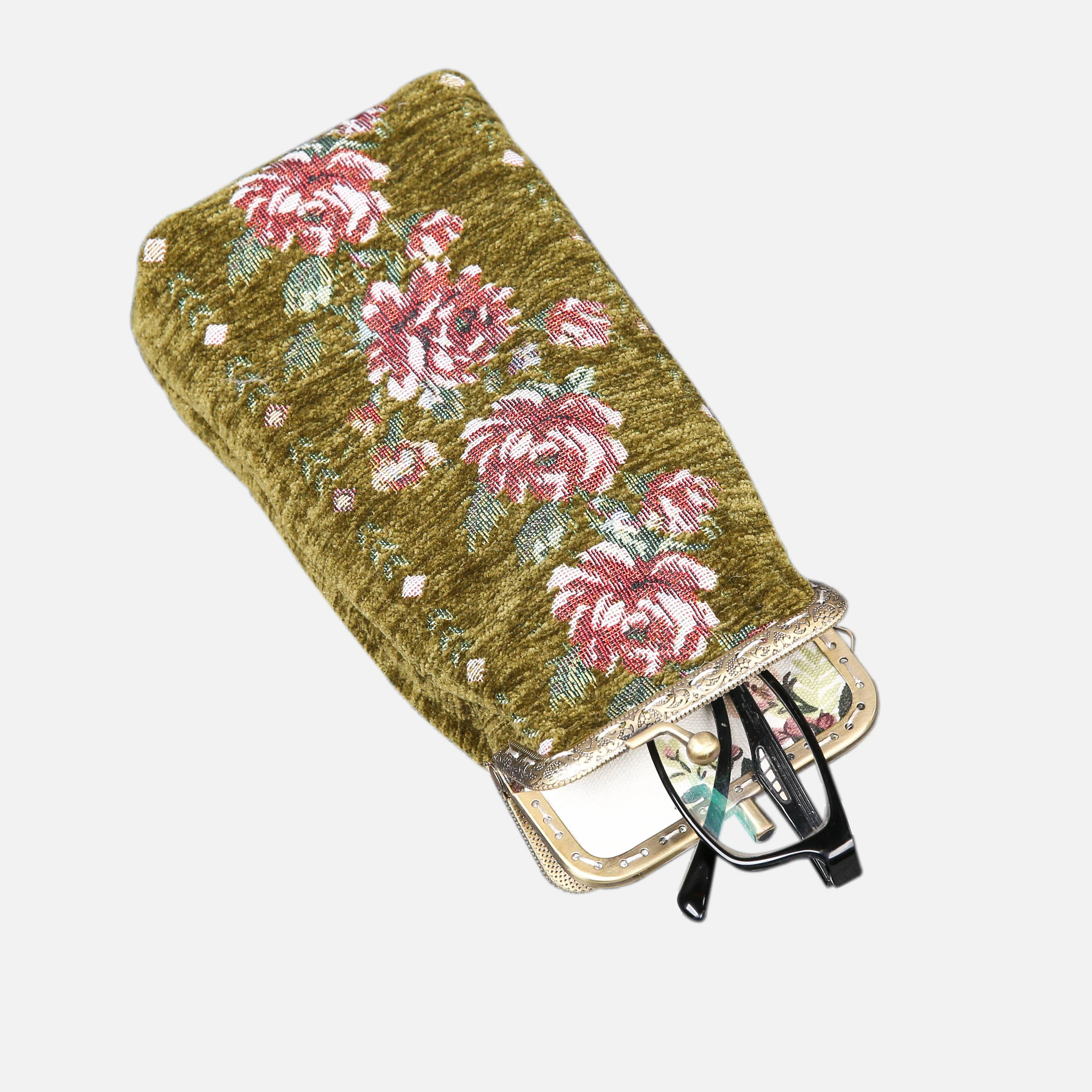 Rose Trail Avocado Carpet Eyeglasses Case - Image 3