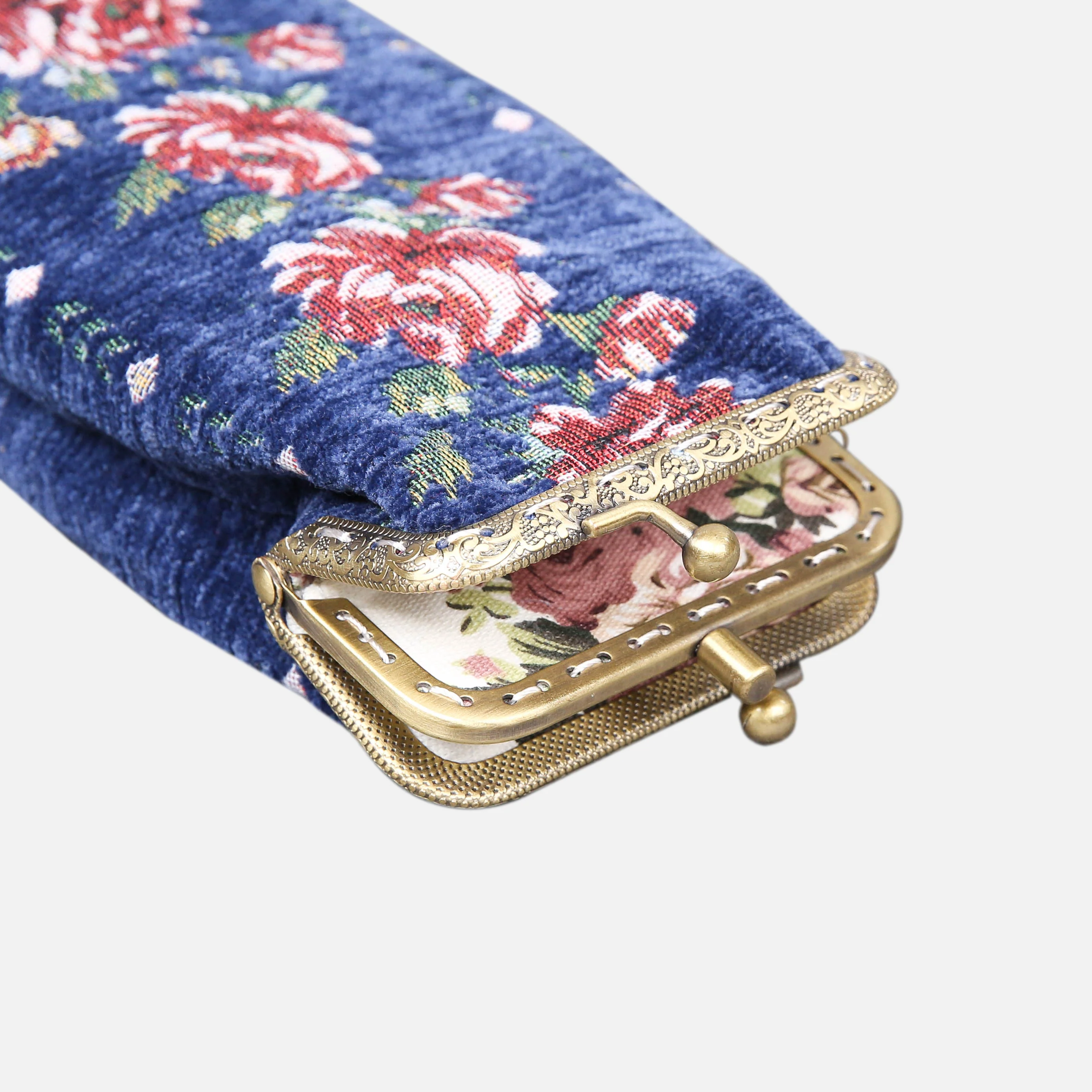 Rose Series Blue Eyeglasses Case - Image 3