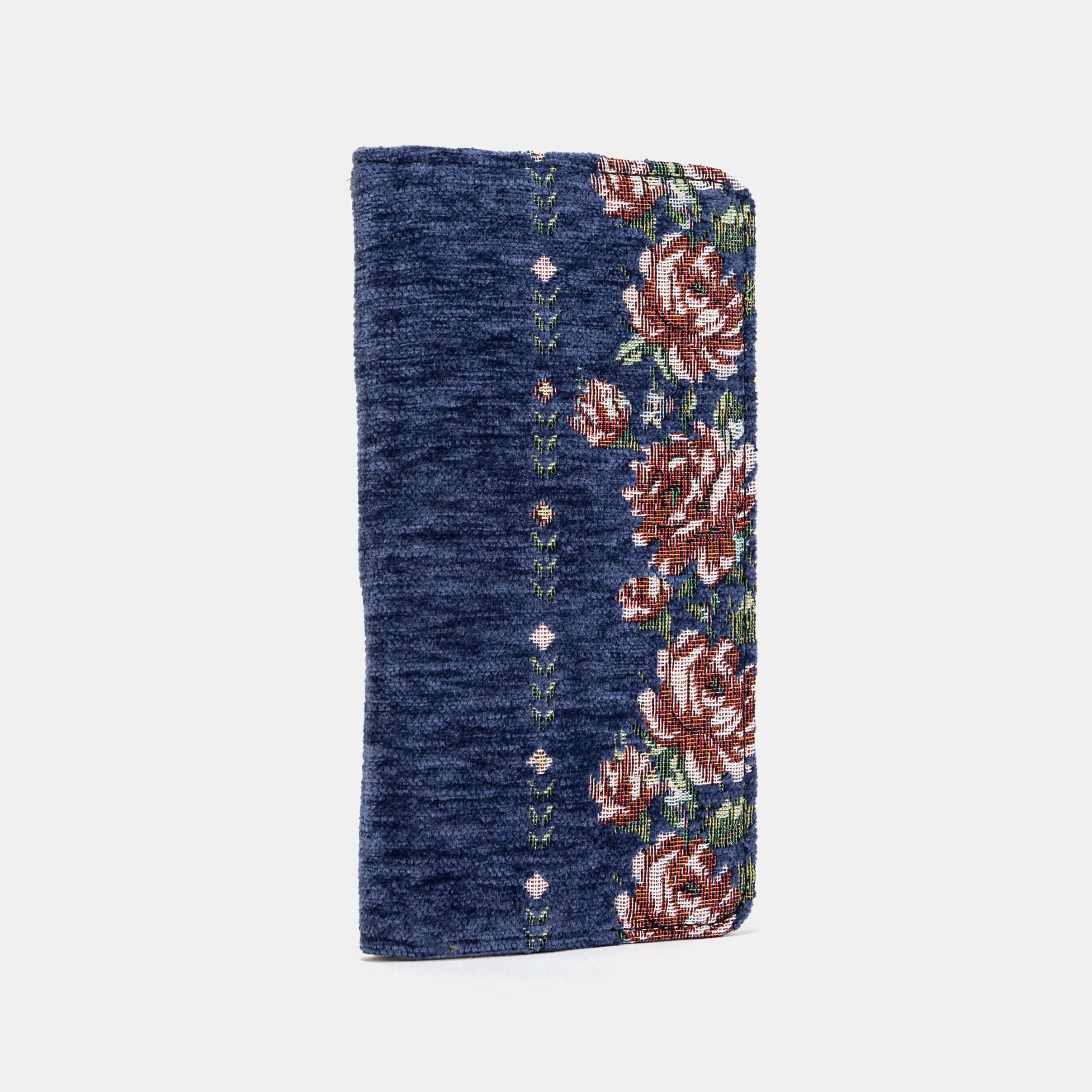 Rose Trail Blue Checkbook Cover - Image 2