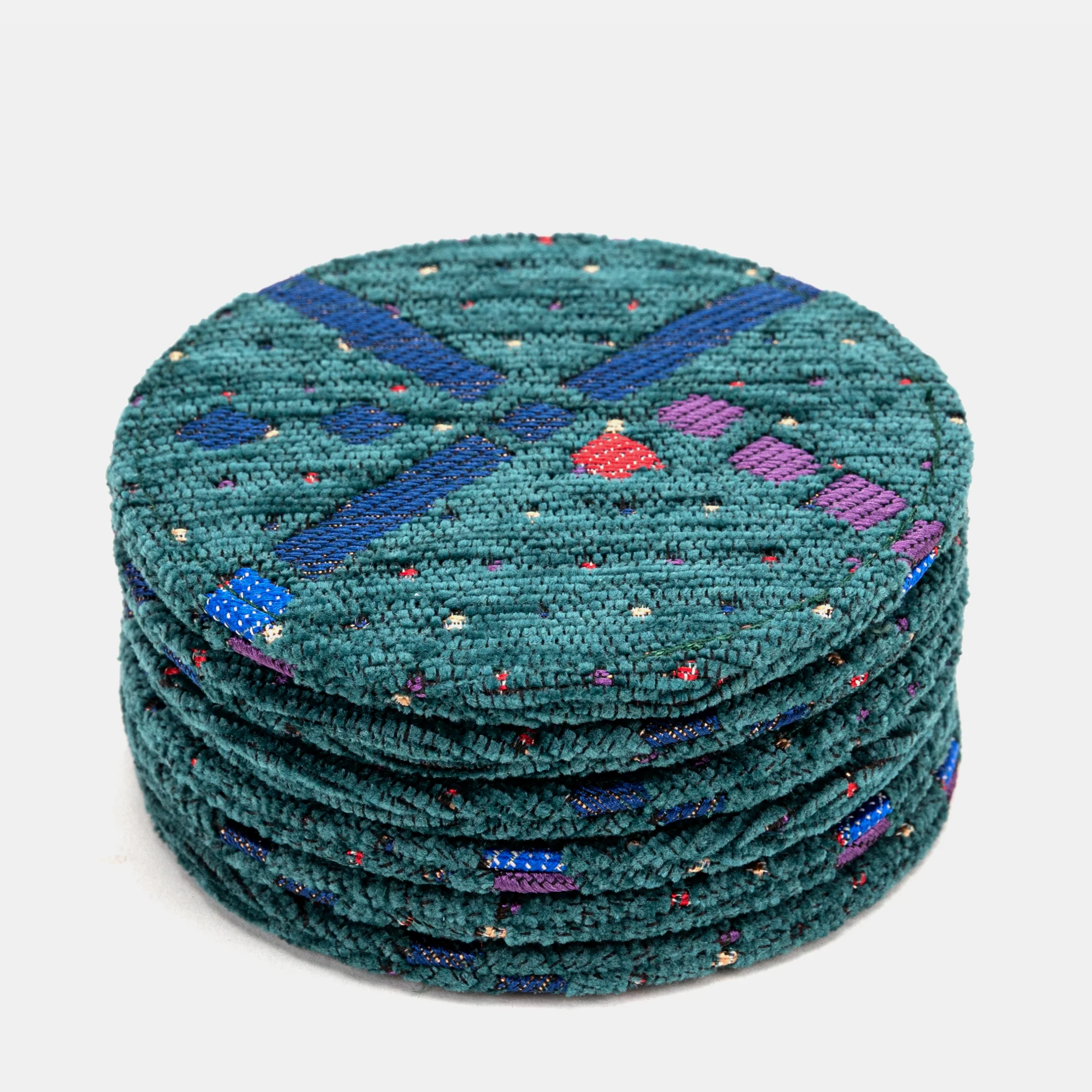 PDX Portland Airport Round Coaster Set with Holder - Image 4
