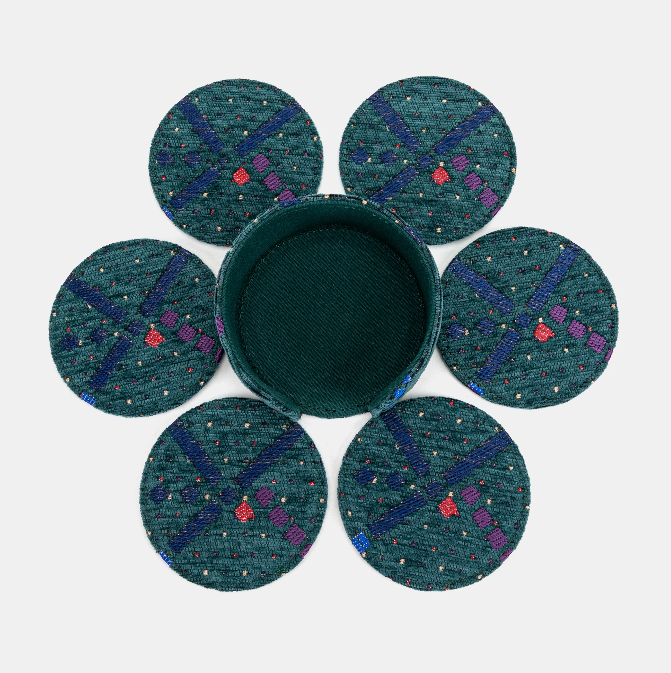 PDX Portland Airport Round Coaster Set with Holder - Image 8