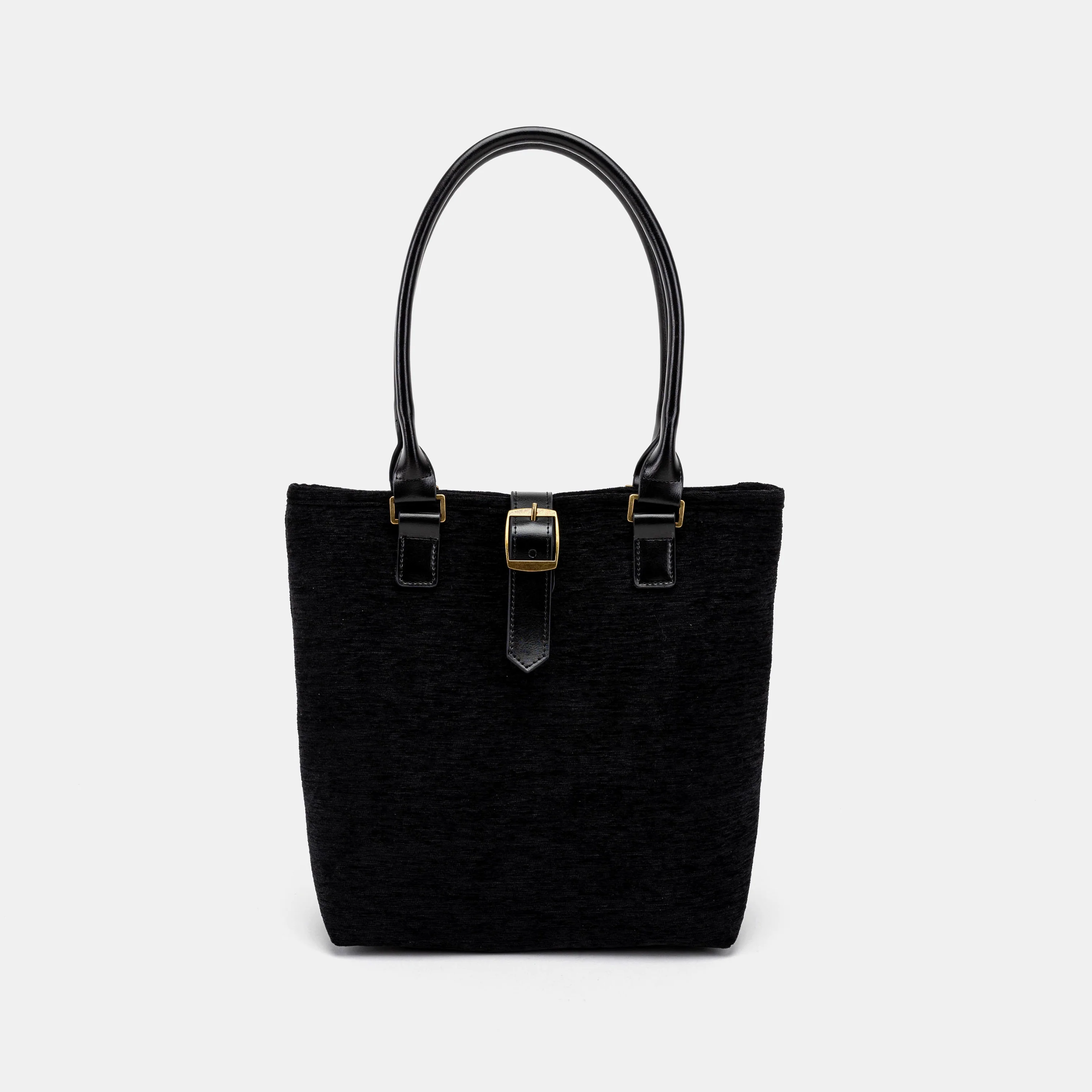 Solid Black Everyday Tote