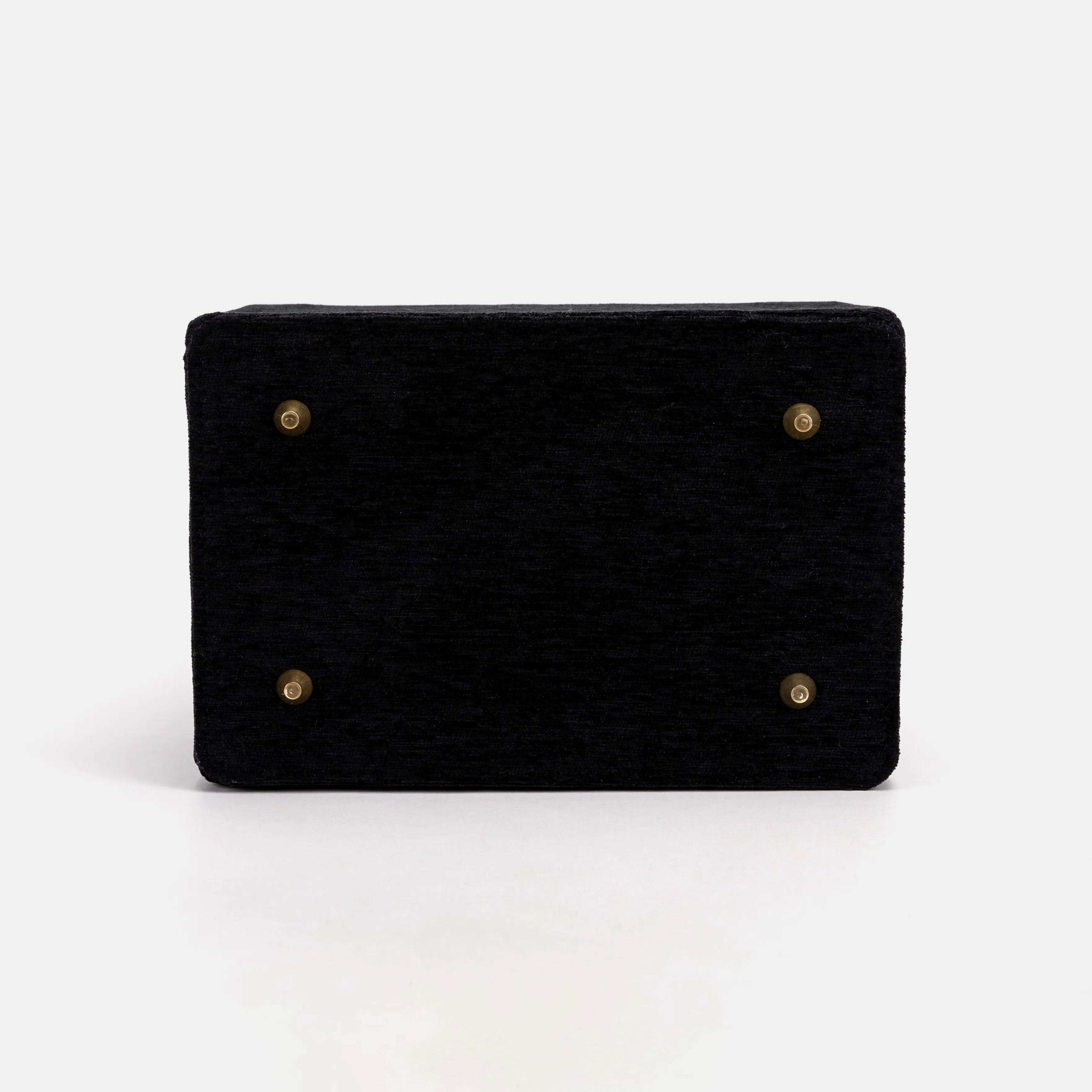 Solid Black Vivienne Carpet Purse Gladstone Bag - Image 10