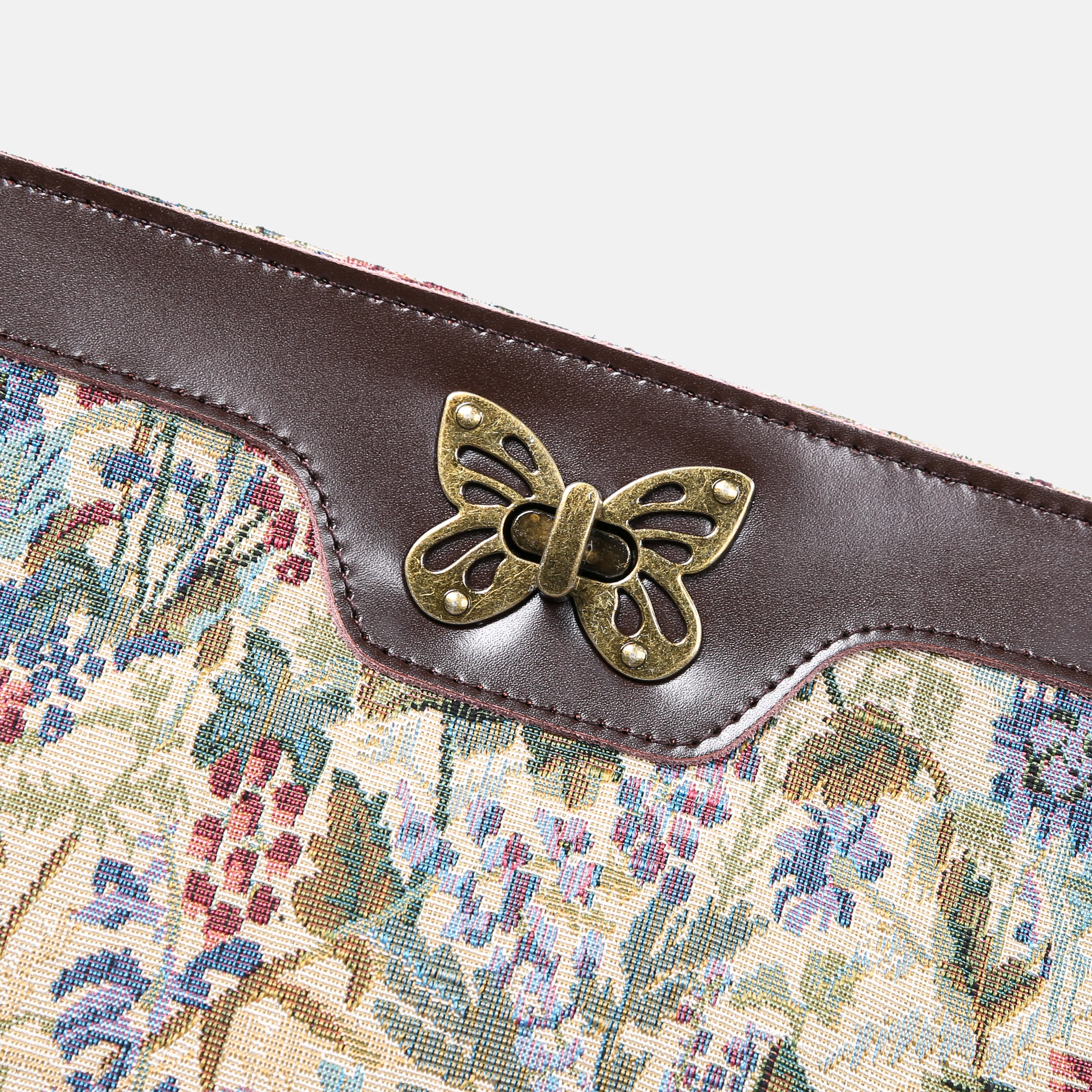 Spring Valley Mint Butterfly Crossbody Bag - Image 6