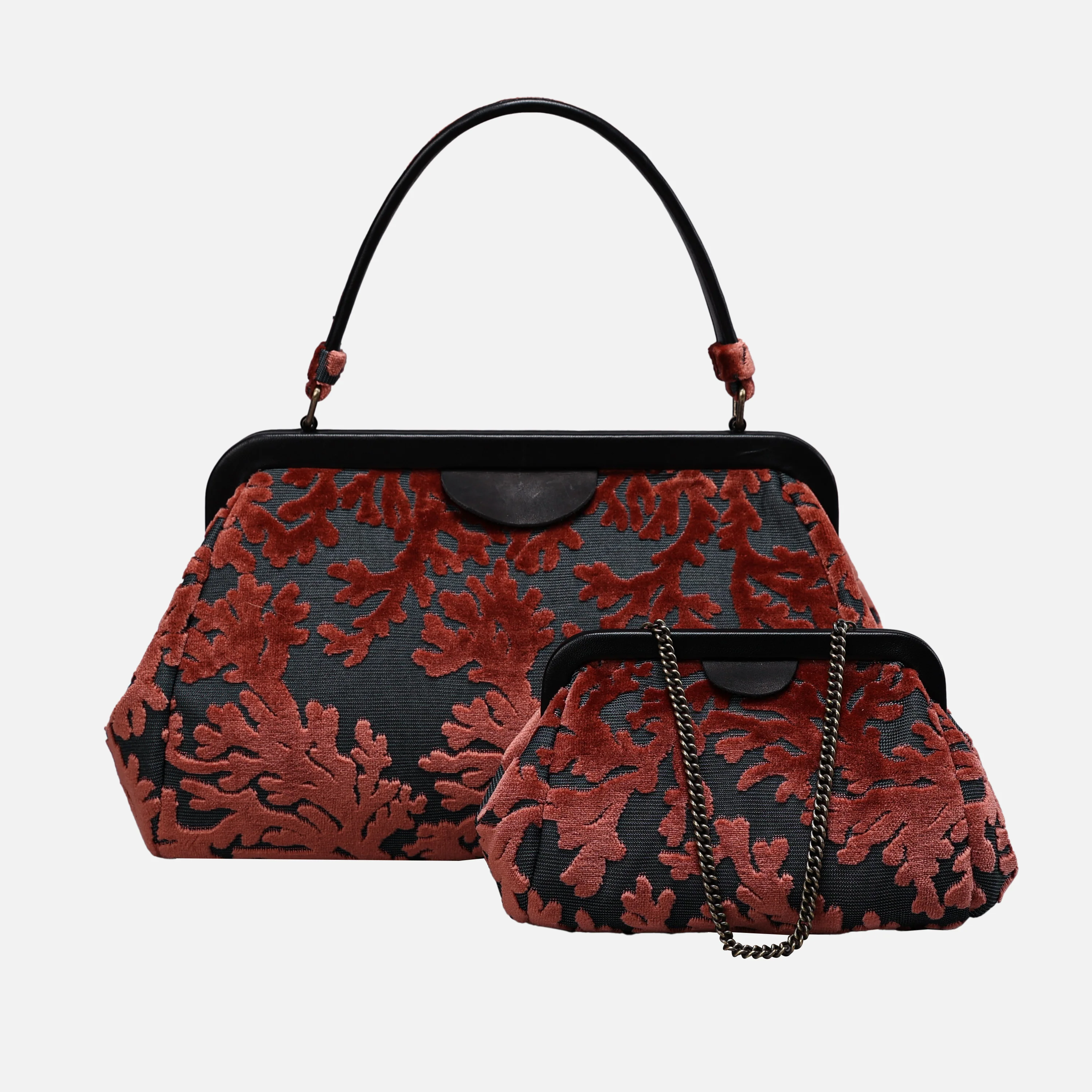 St Tropez Scuba Coral Top Handle Purse - Image 7
