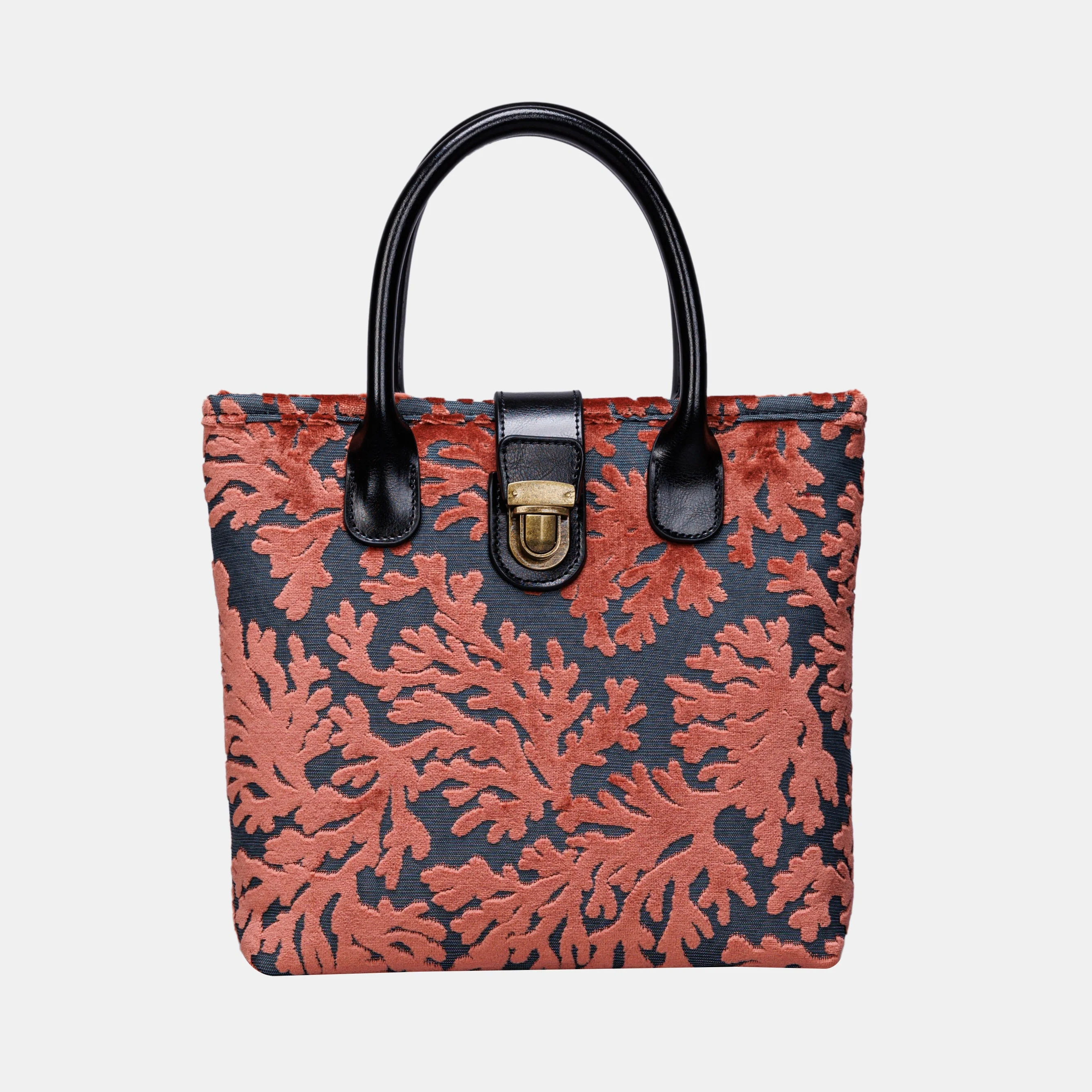 St Tropez Scuba Coral Tuck Lock Carpet Satchel