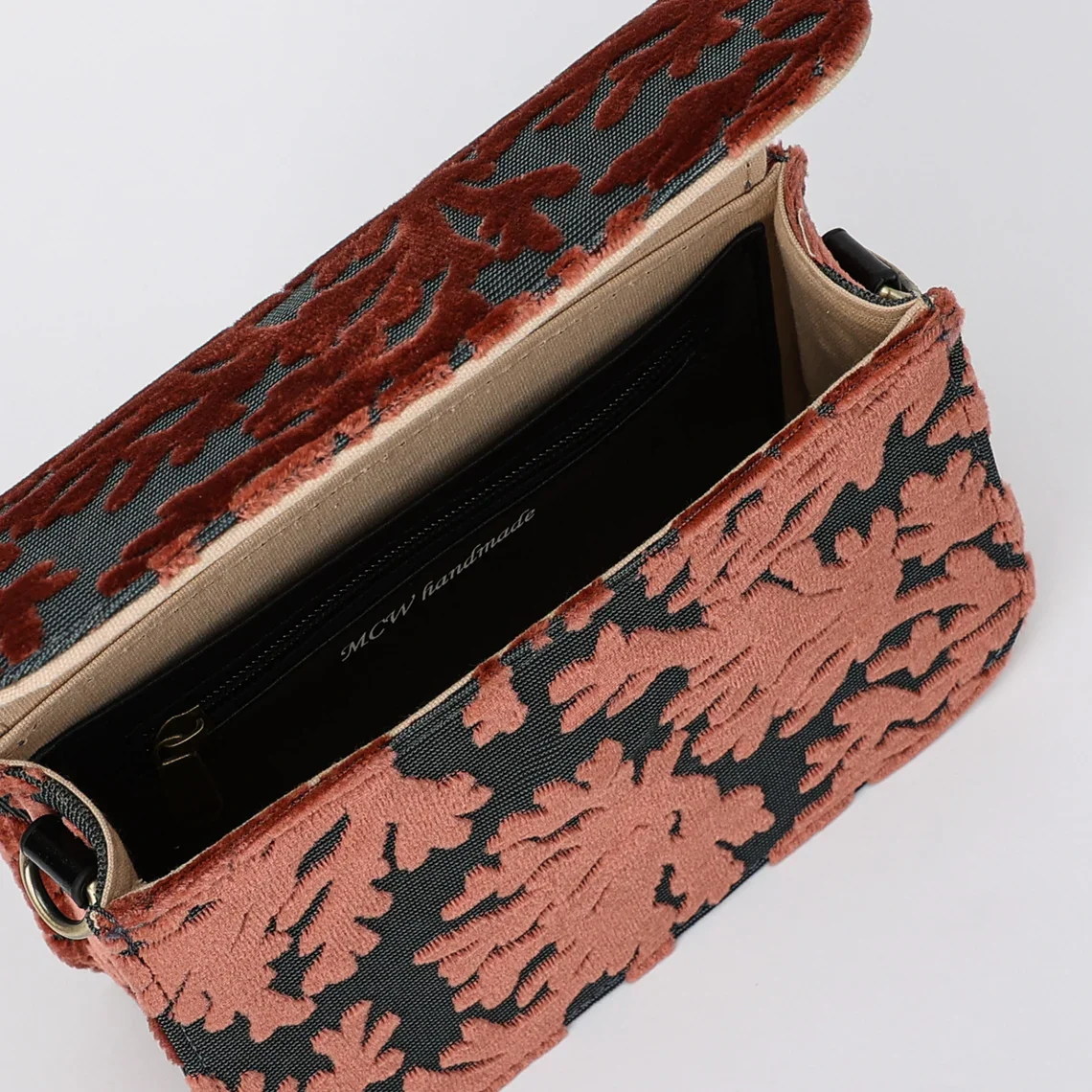 St Tropez Scuba Coral Flap Crossbody Bag - Image 7