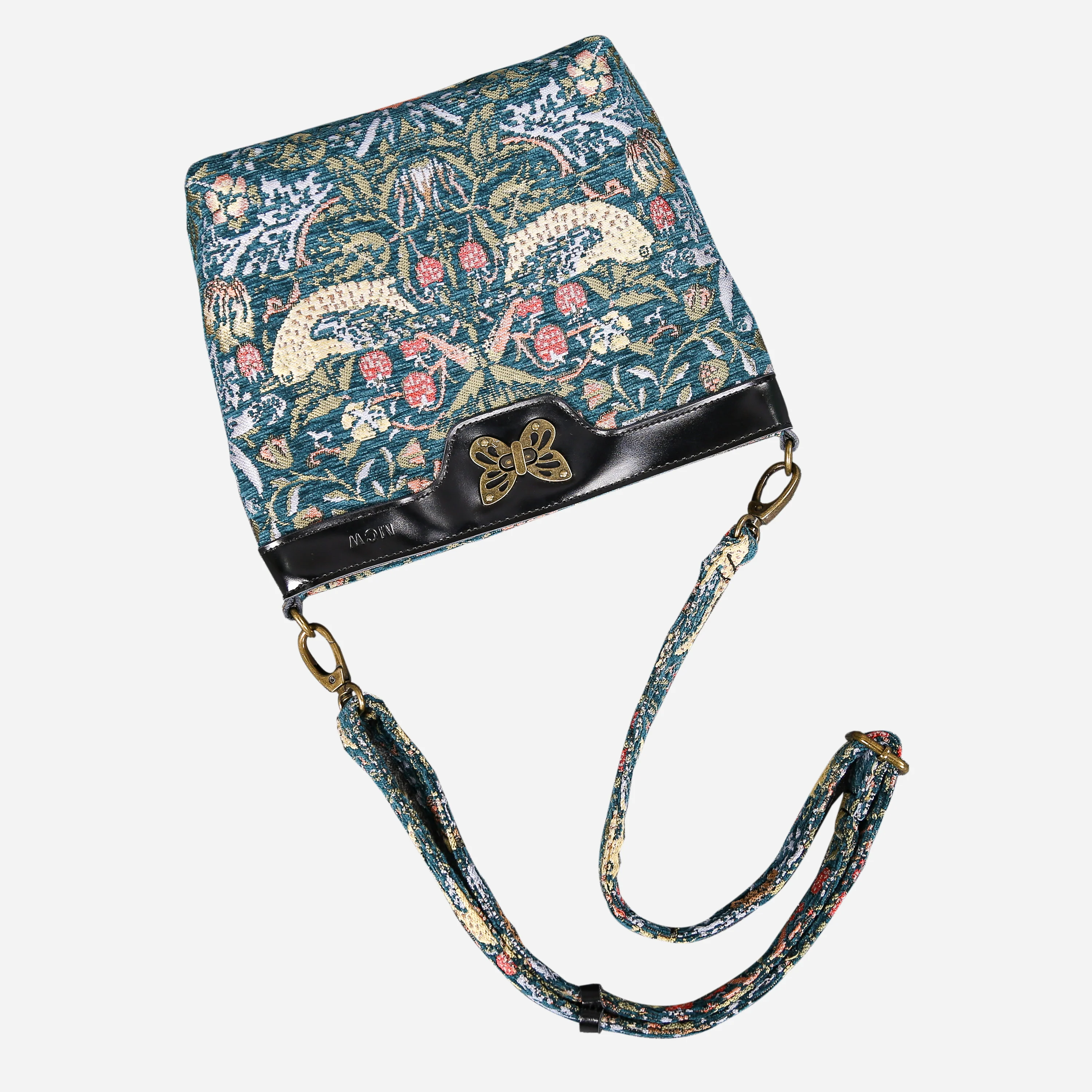 William Morris Strawberry Thief Butterfly Crossbody Bag - Image 2