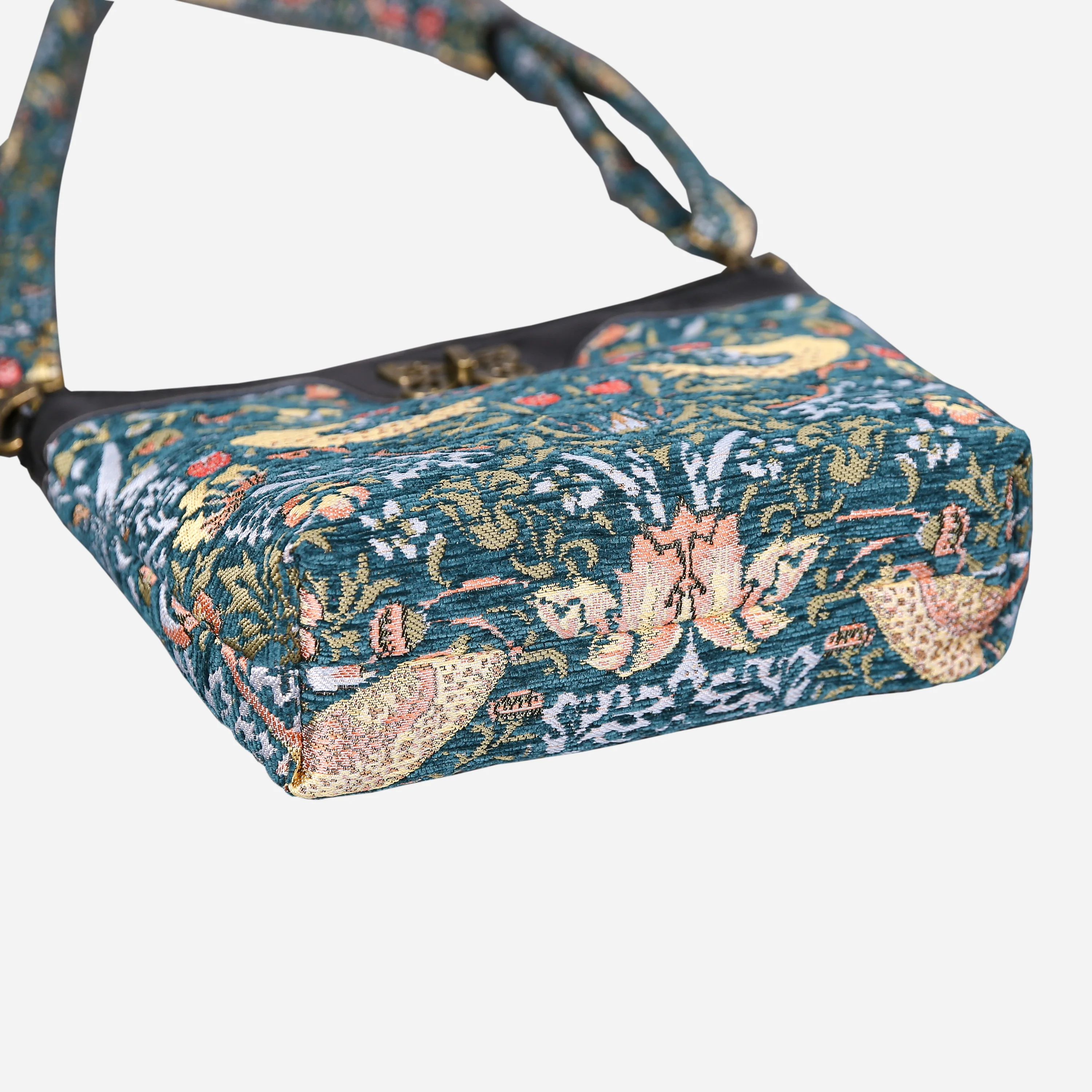 William Morris Strawberry Thief Butterfly Crossbody Bag - Image 3