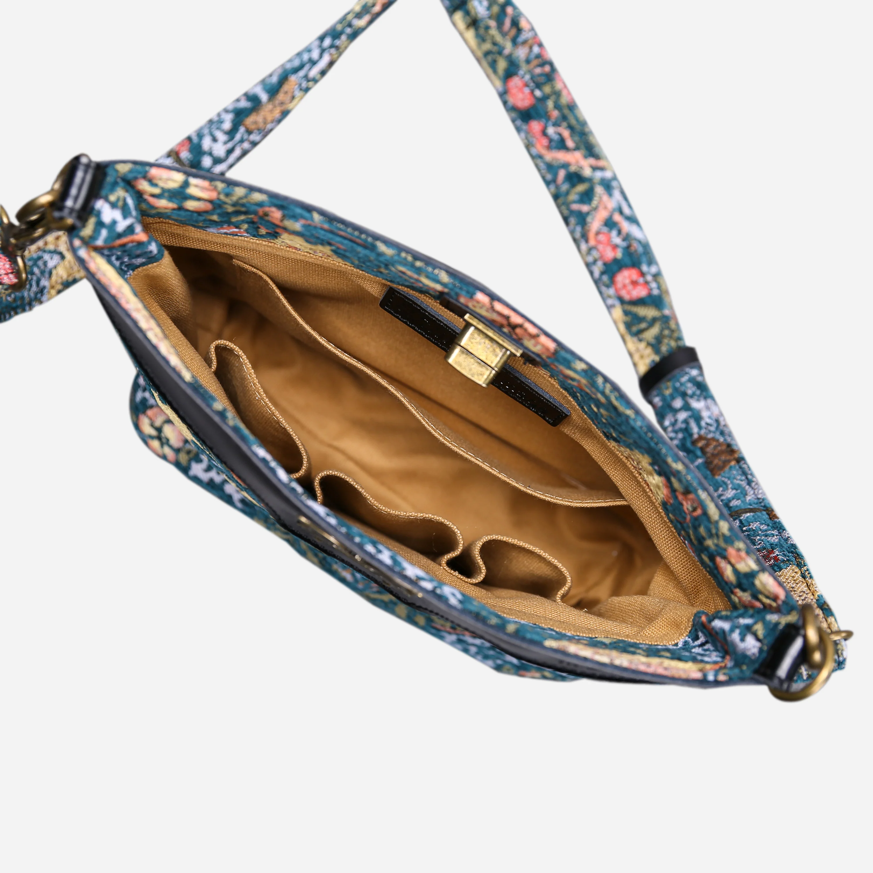 William Morris Strawberry Thief Butterfly Crossbody Bag - Image 4