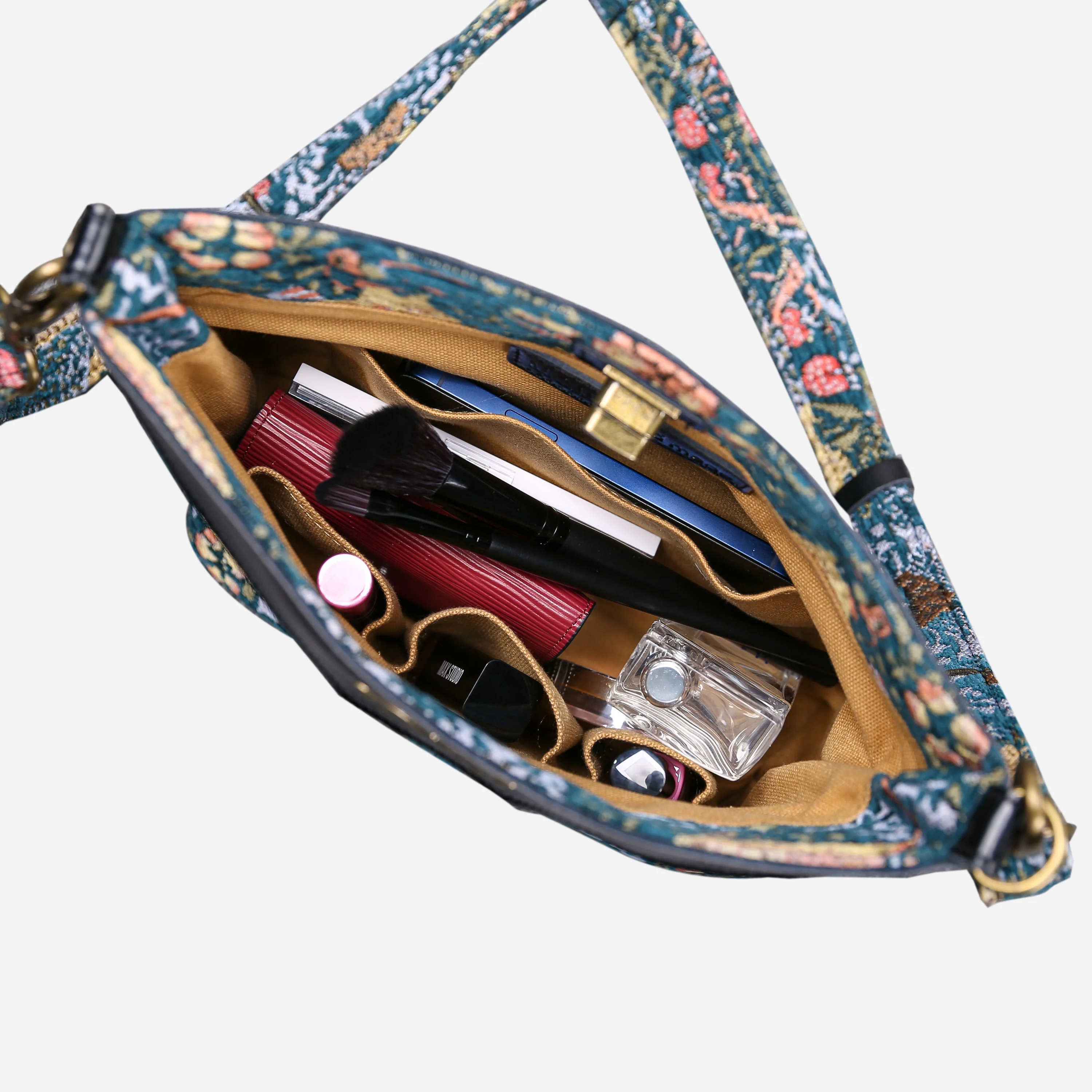 William Morris Strawberry Thief Butterfly Crossbody Bag - Image 5