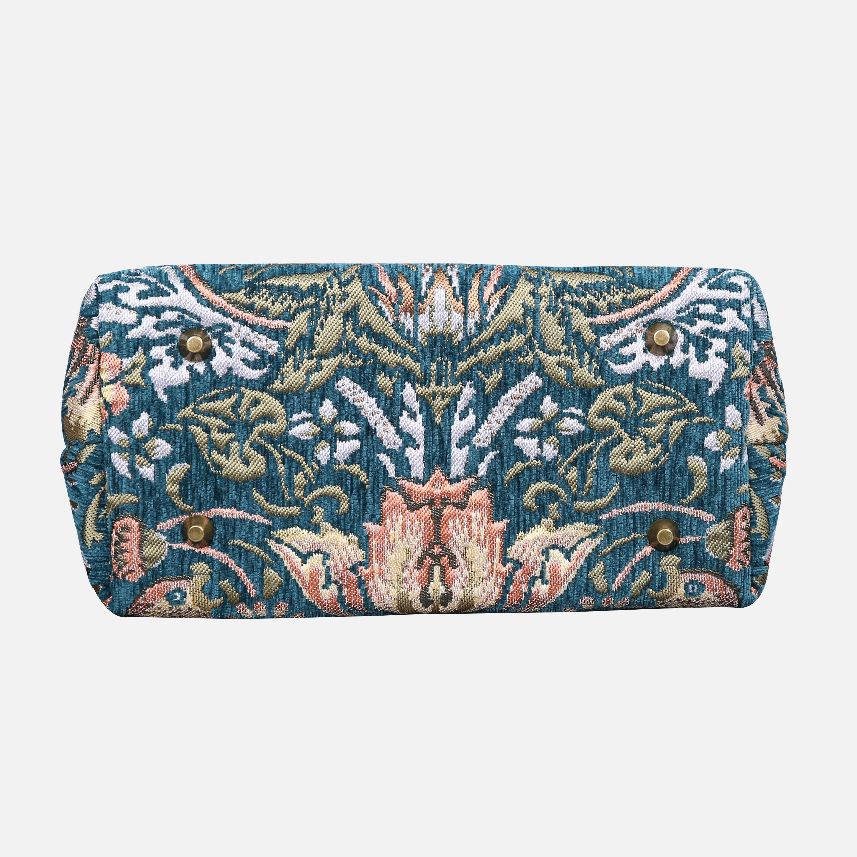 William Morris Strawberry Thief Carpet Satchel - Image 5