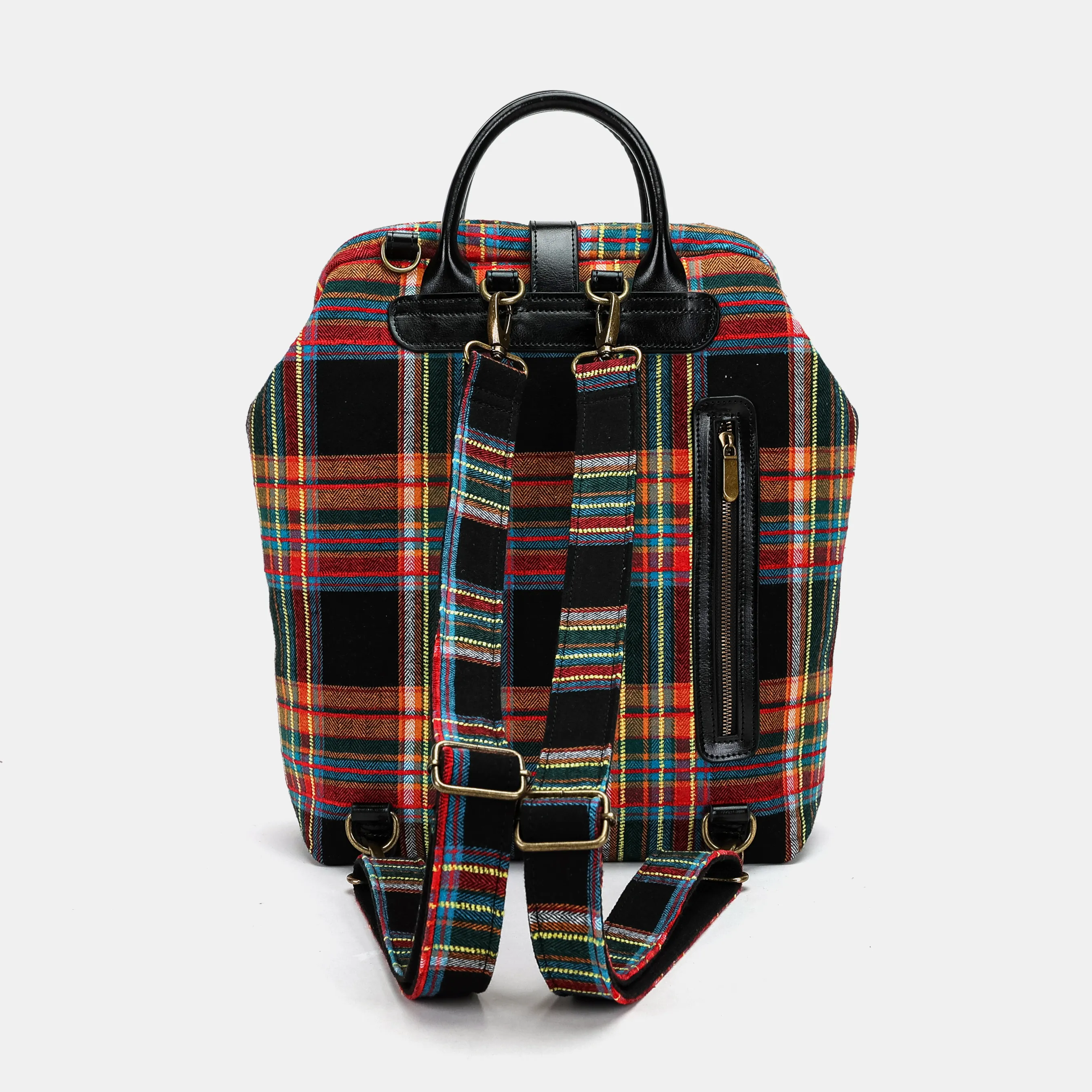 Tartan Stewart Black Carpet Laptop Backpack - Image 2