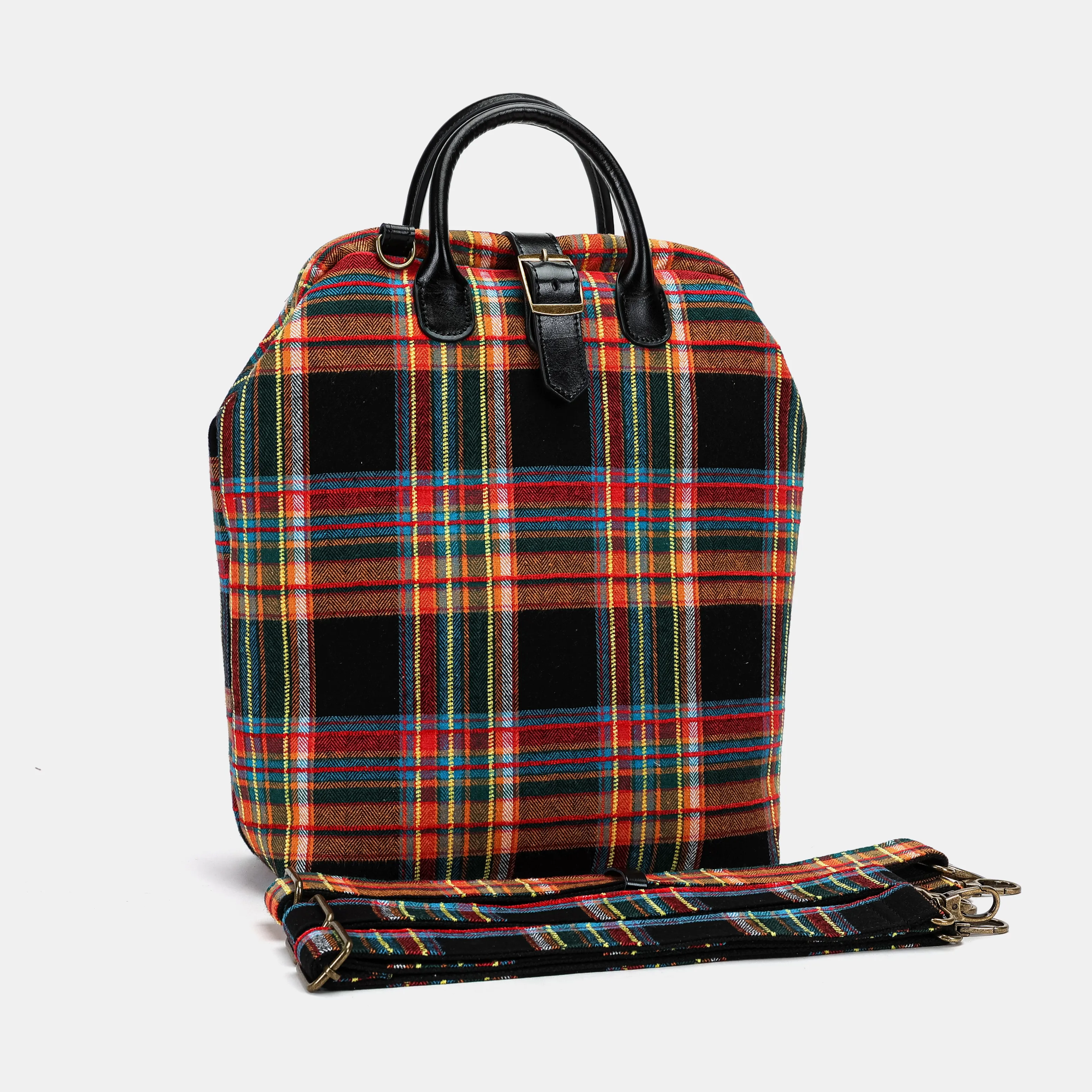 Tartan Stewart Black Carpet Laptop Backpack - Image 3