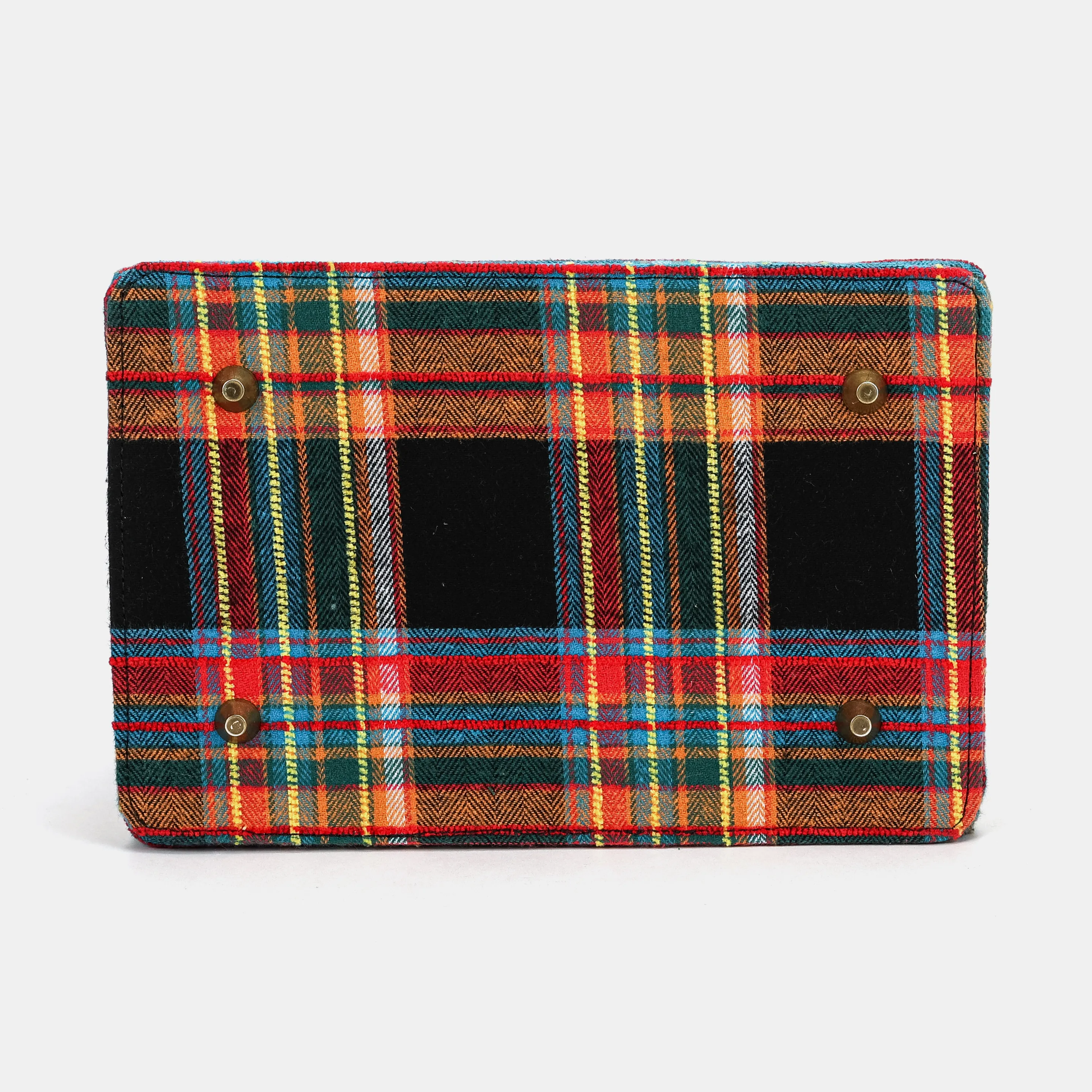 Tartan Stewart Black Vivienne Carpet Purse Gladstone Bag - Image 10