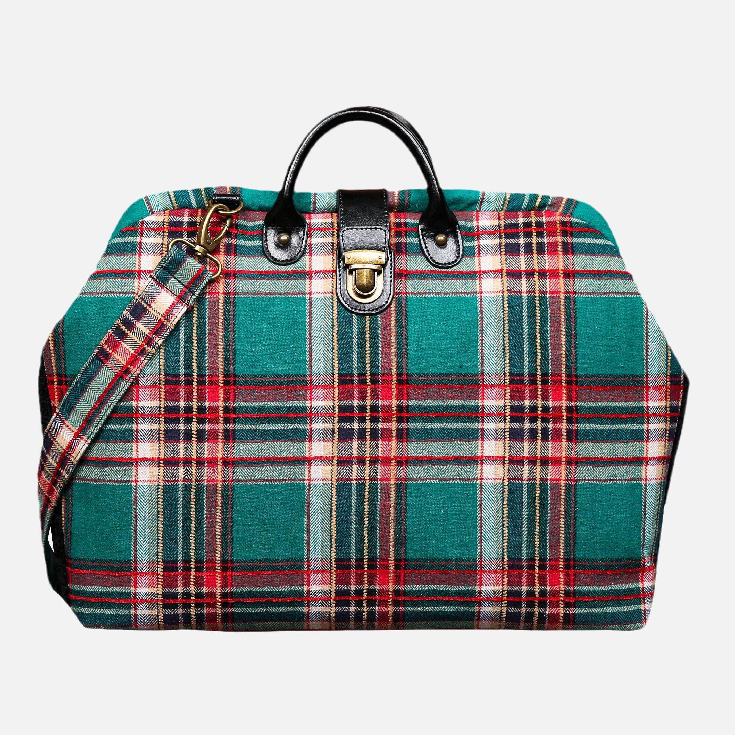 Tartan Stewart Green Laptop Work Bag