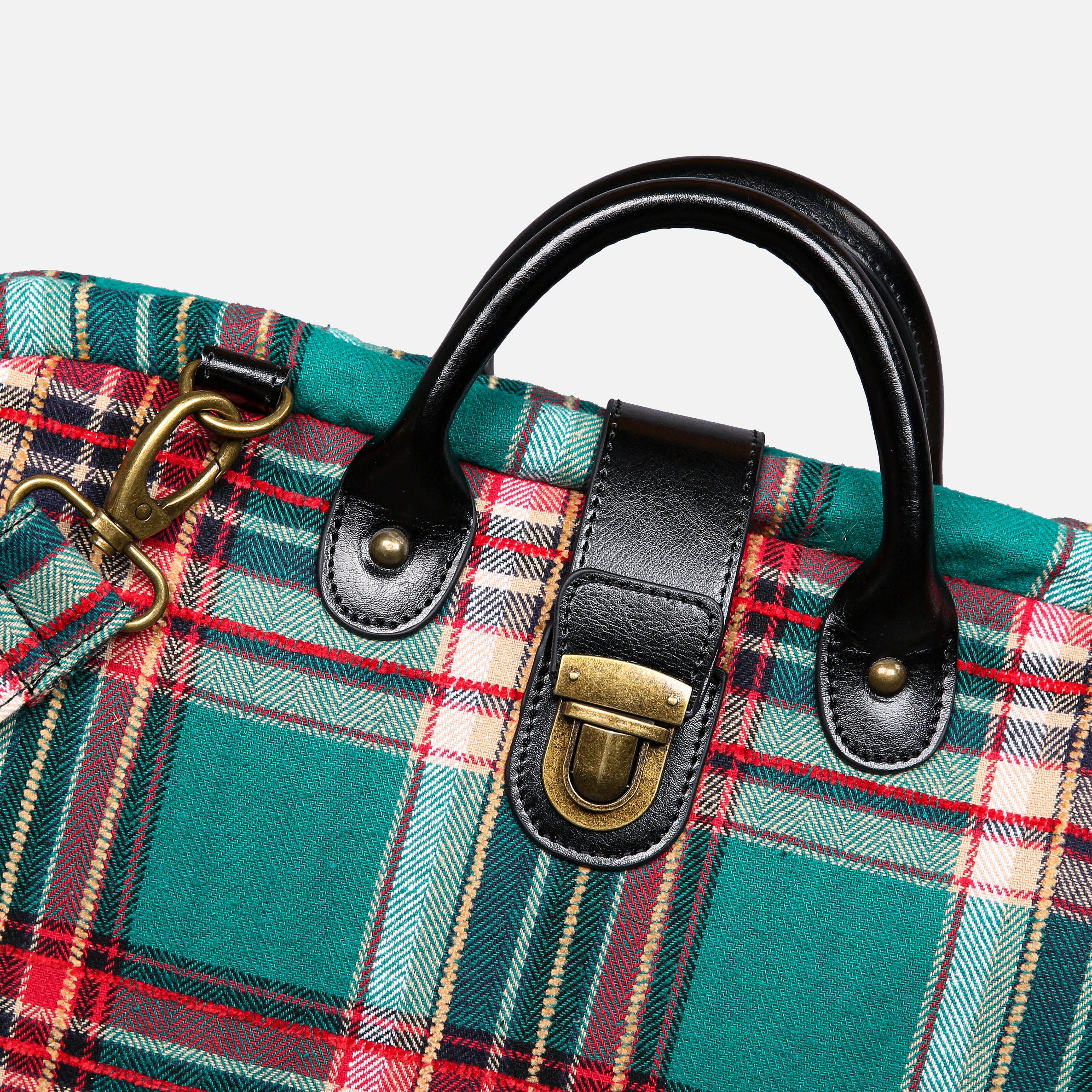 Tartan Stewart Green Laptop Work Bag - Image 5