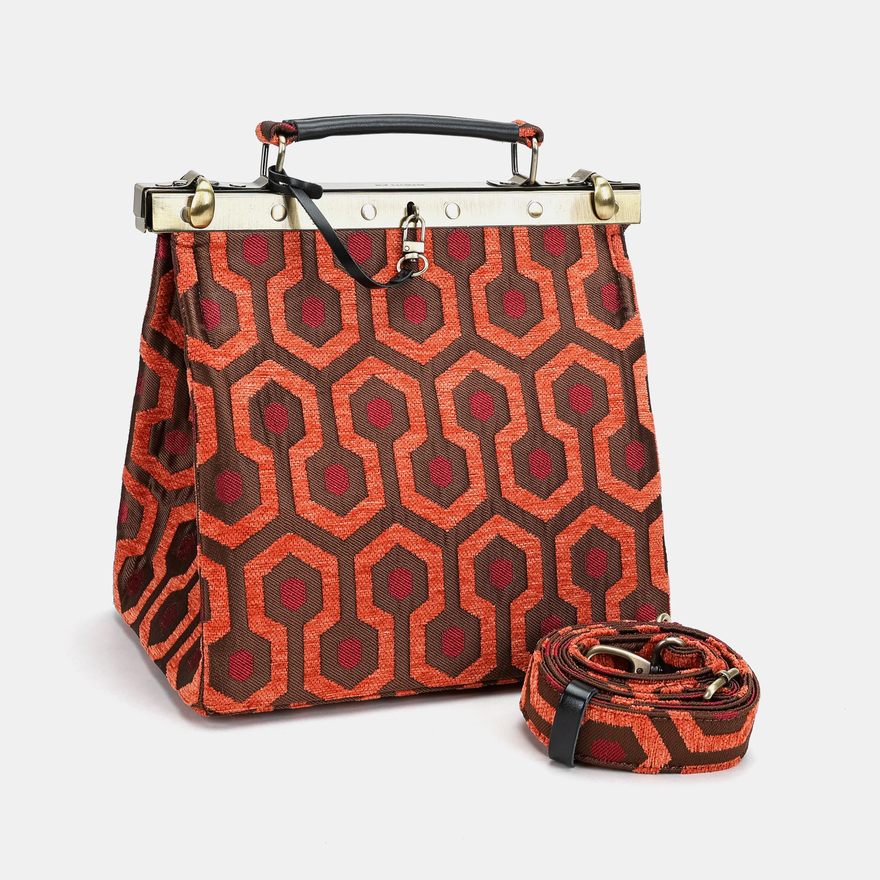 The Shining Overlook Hotel Cecile Carpet Purse Gladstone Bag - Image 5