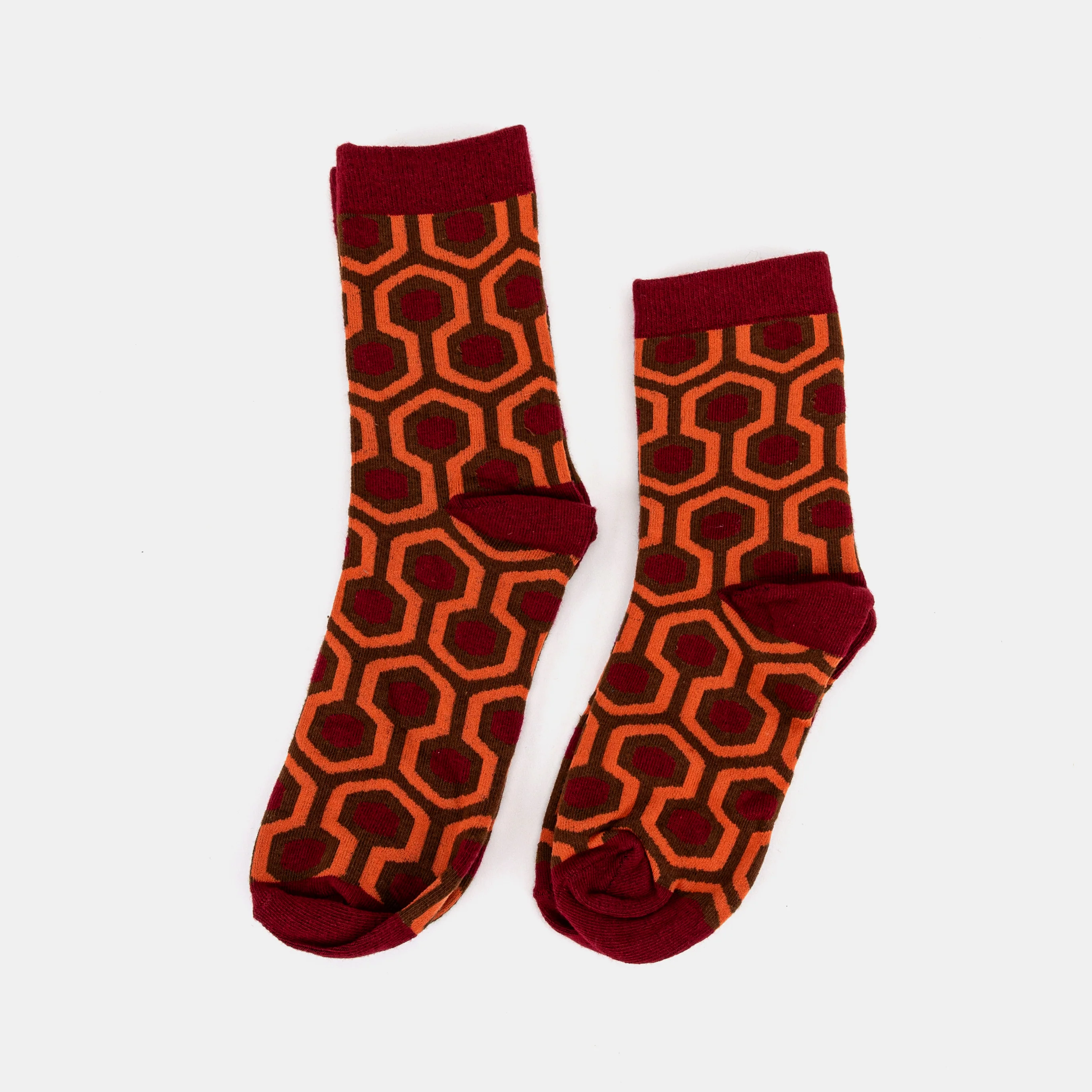 The Shining Overlook Hotel Cotton Crew Socks - Image 4