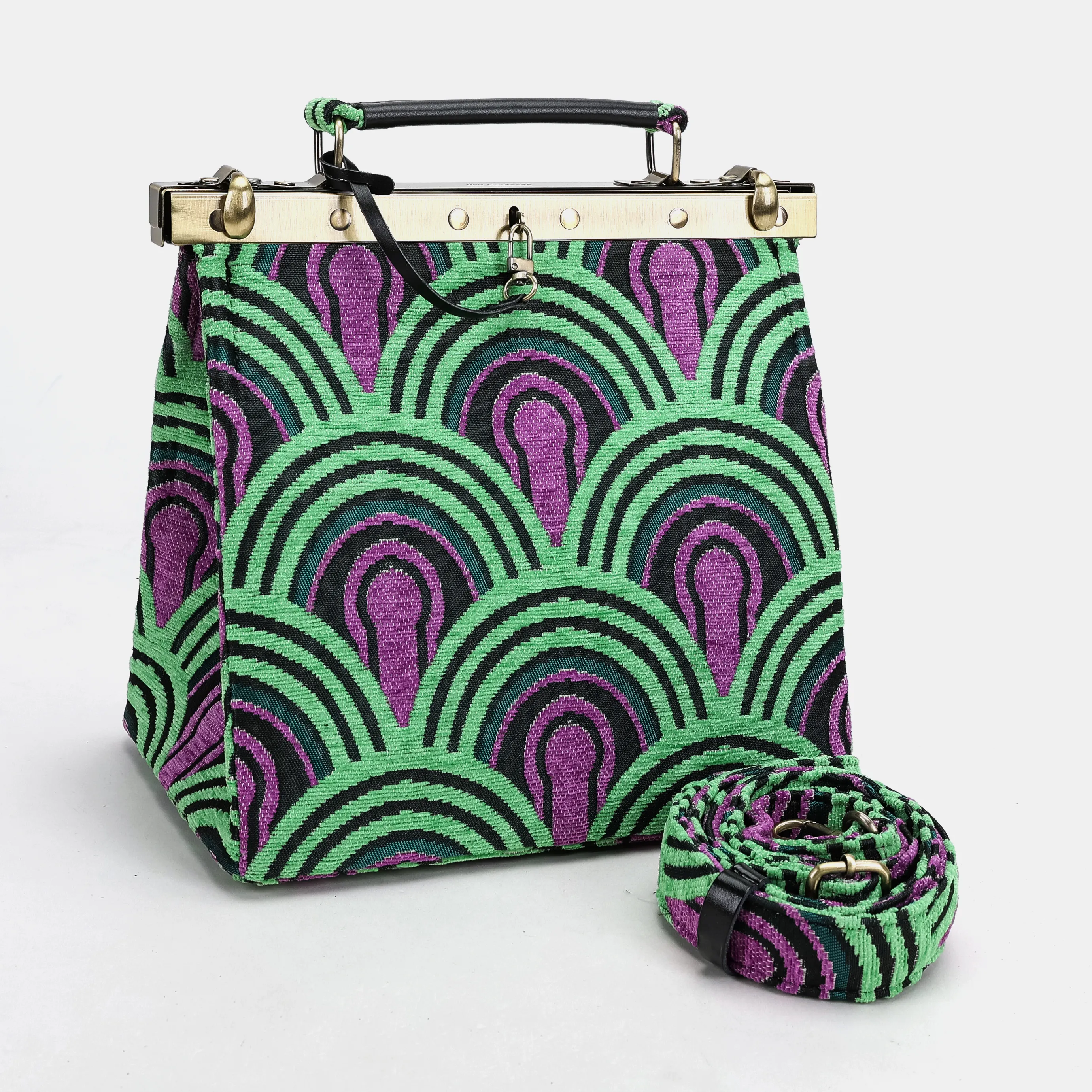 The Shining Room 237 Cecile Carpet Purse Gladstone Bag - Image 5