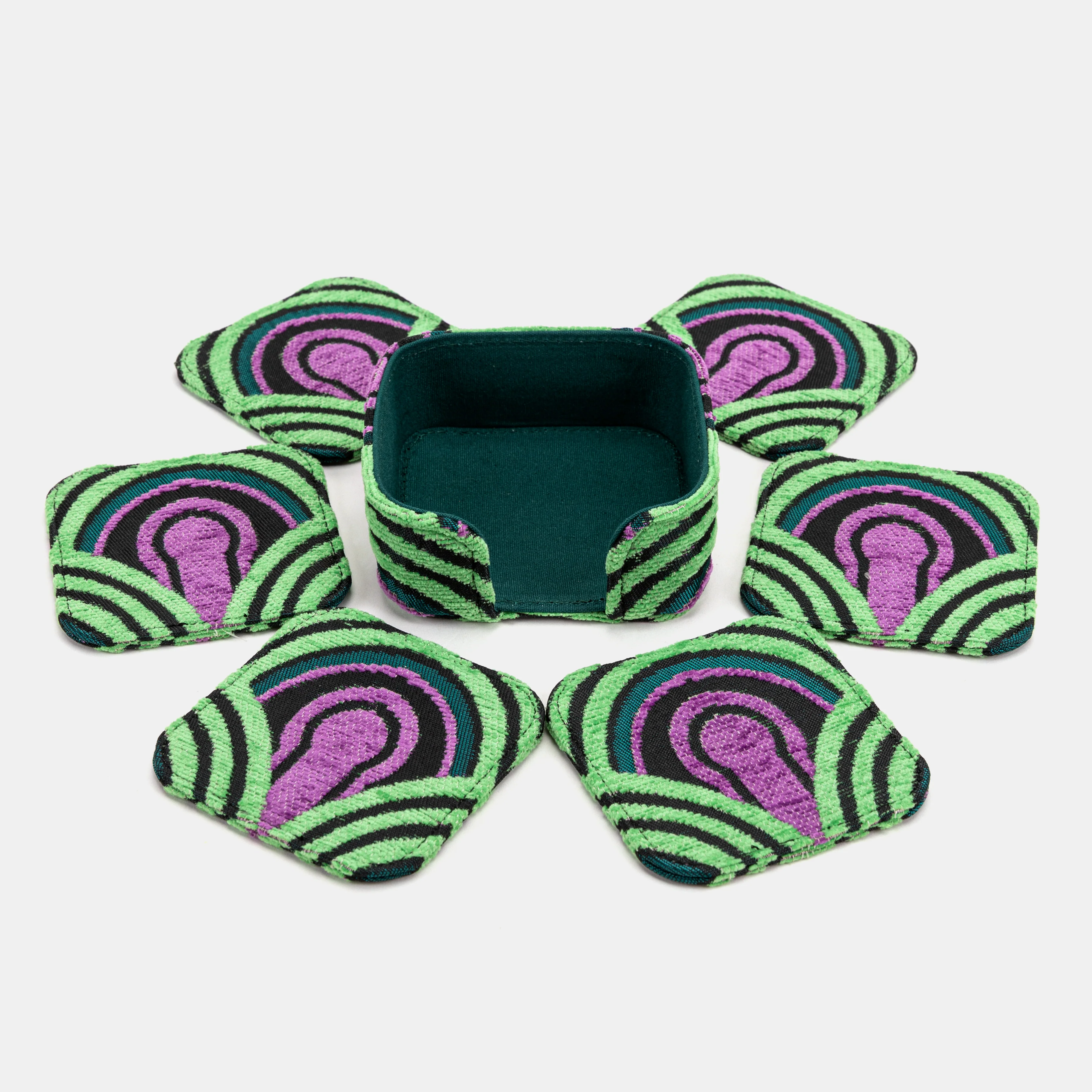 Room 237 The Shining Square Coaster Set with Holder - Image 7