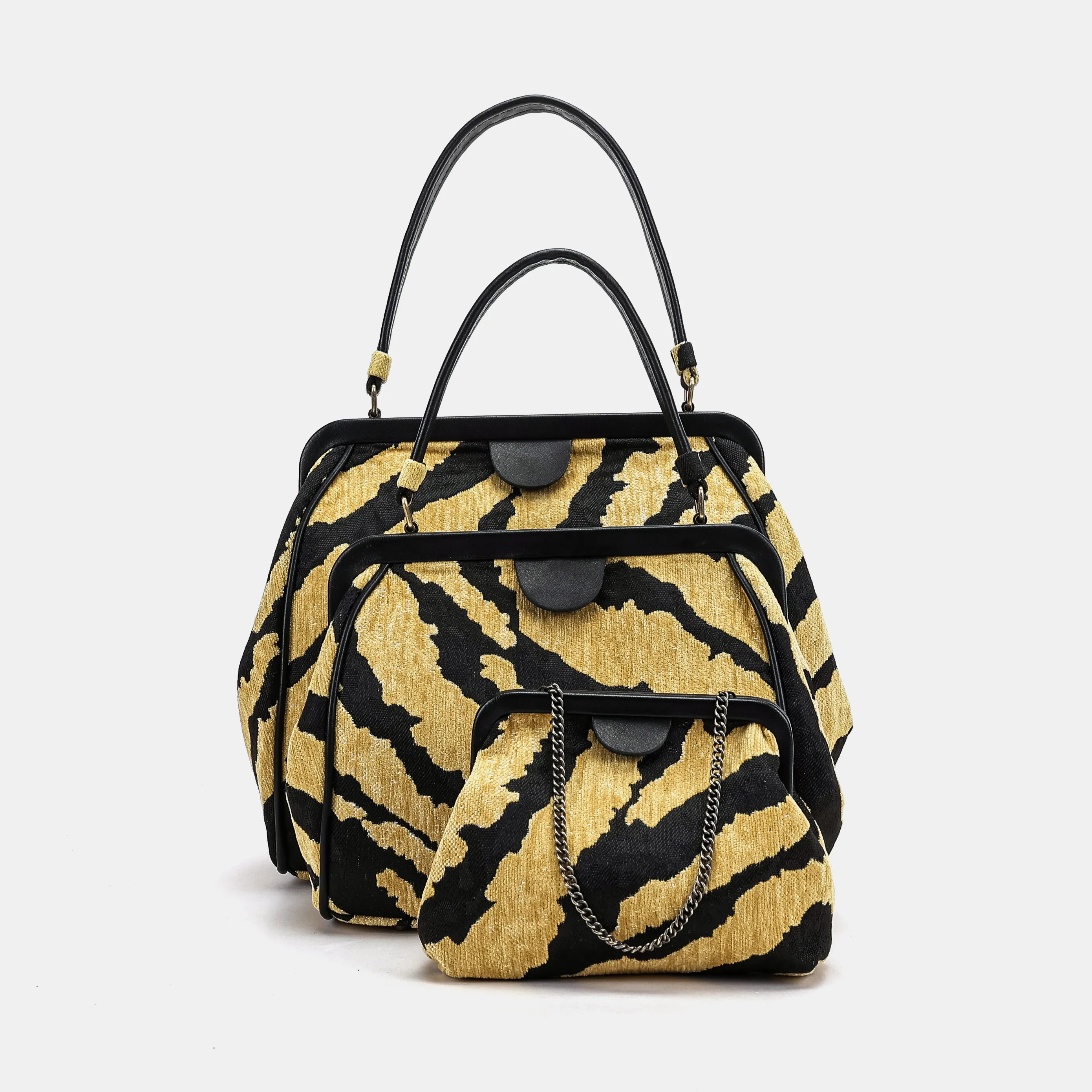 Tiger Stripe Alma Shoulder Bag - Image 7