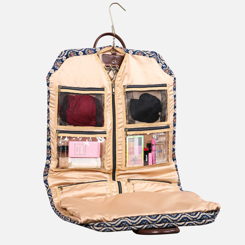 Traditional Blue Carpet Garment Bag - Image 5