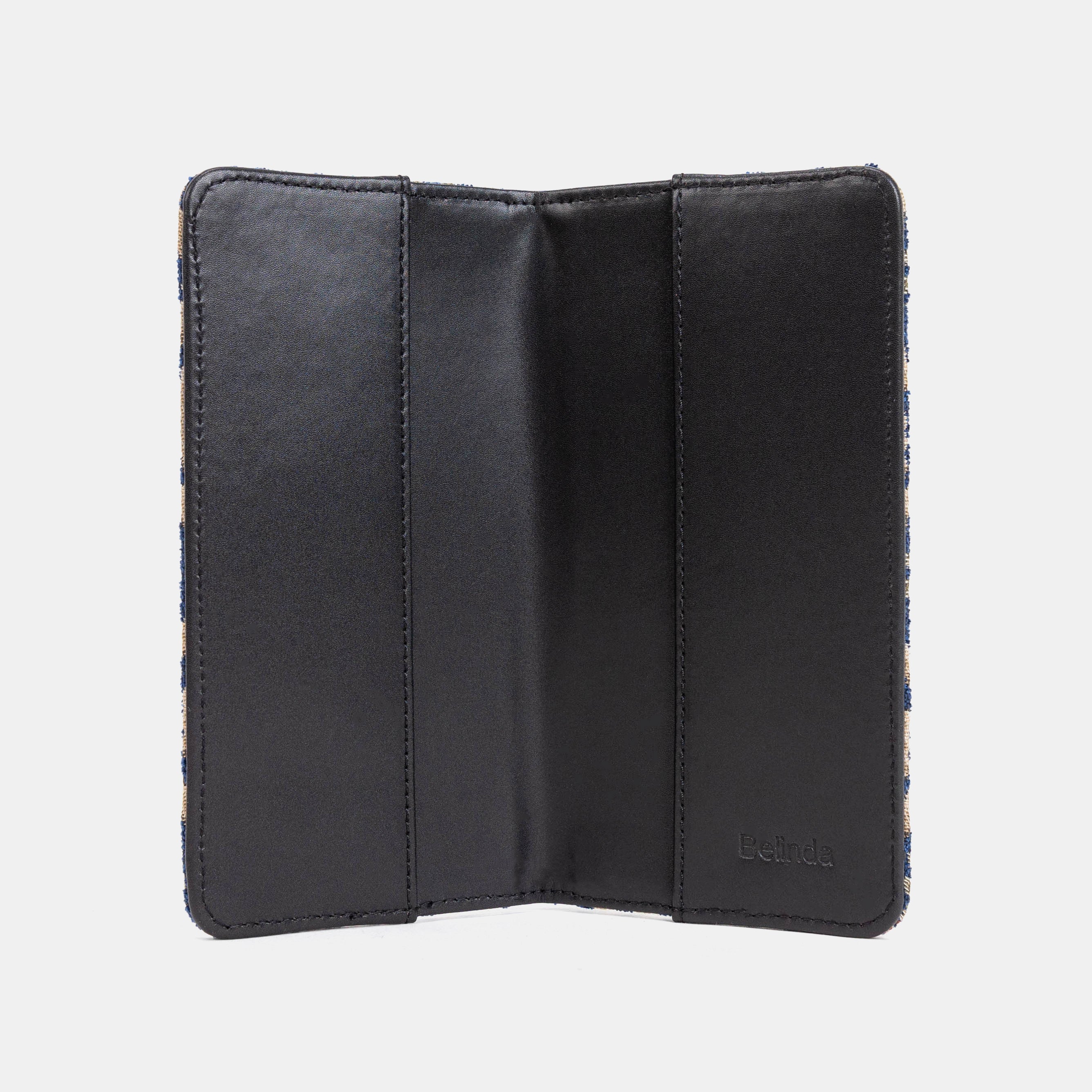 Traditional Blue Checkbook Cover - Image 3