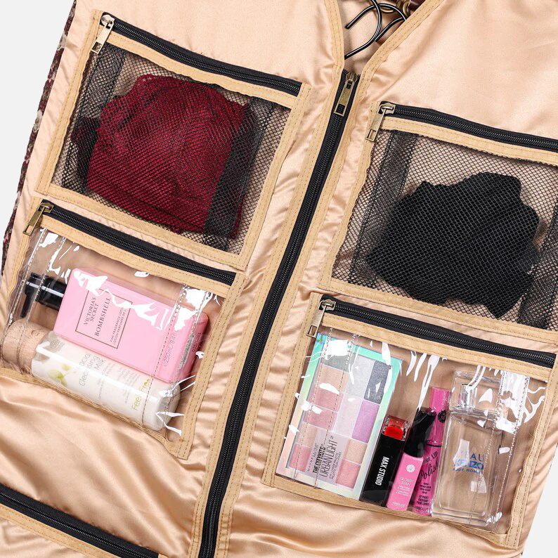 Traditional Brown Carpet Garment Bag - Image 7