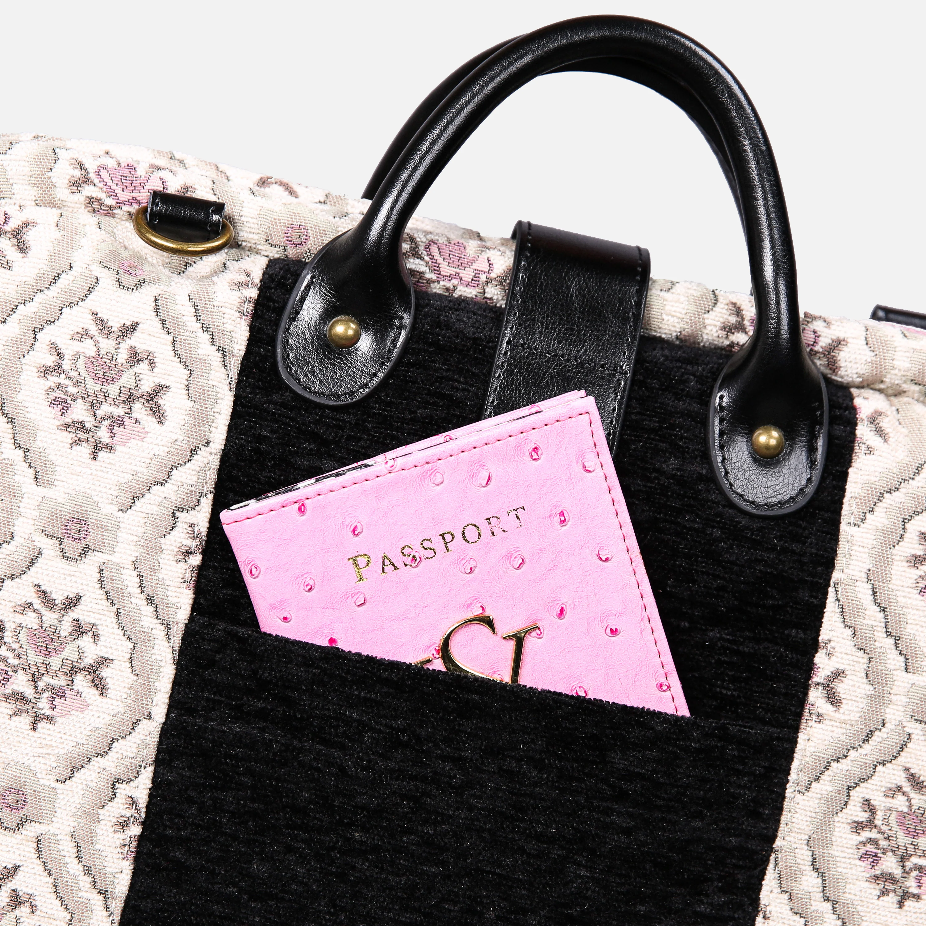 Traditional Cream Laptop Work Bag - Image 7