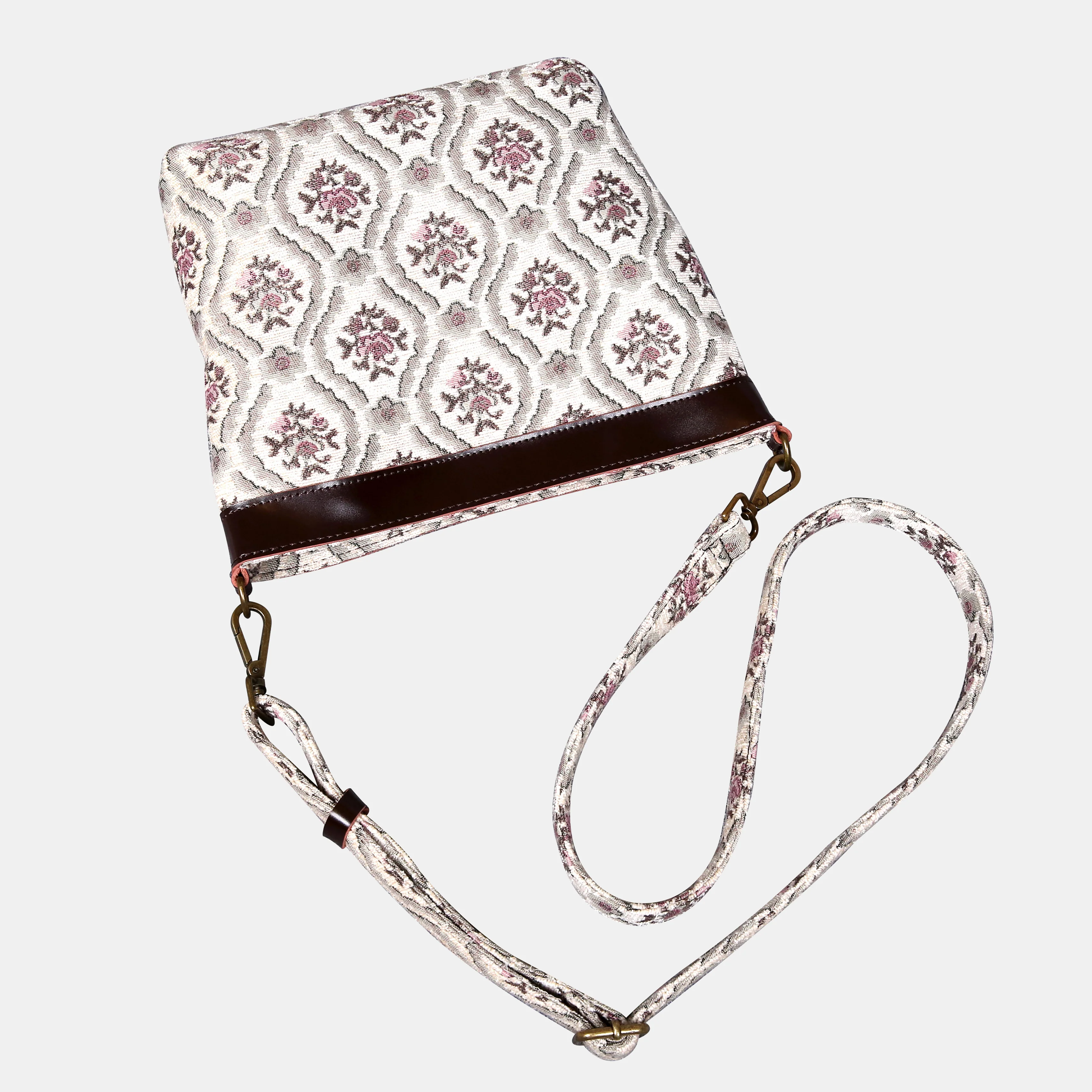 Traditional Cream Butterfly Crossbody Bag - Image 3