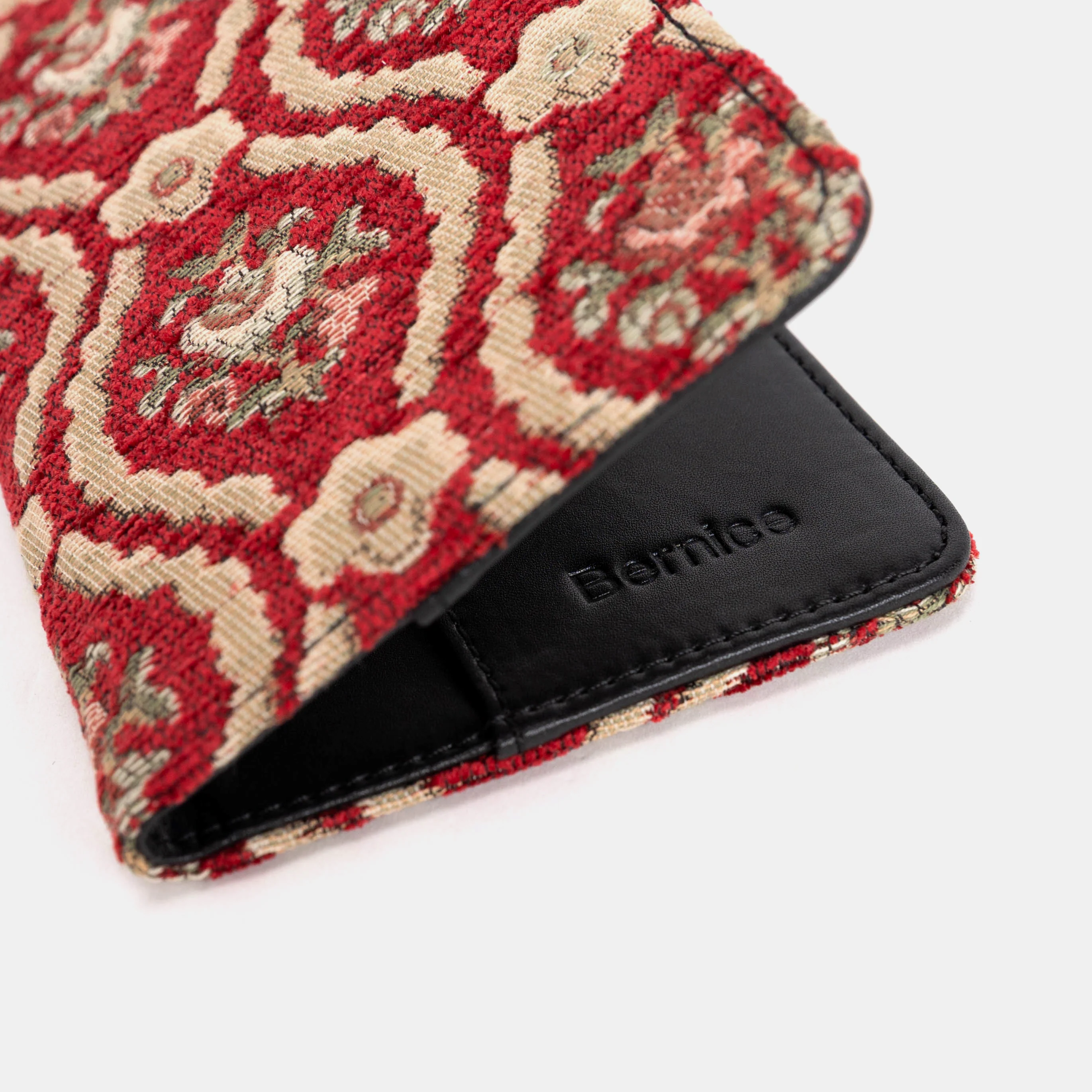 Traditional Red Checkbook Cover - Image 4