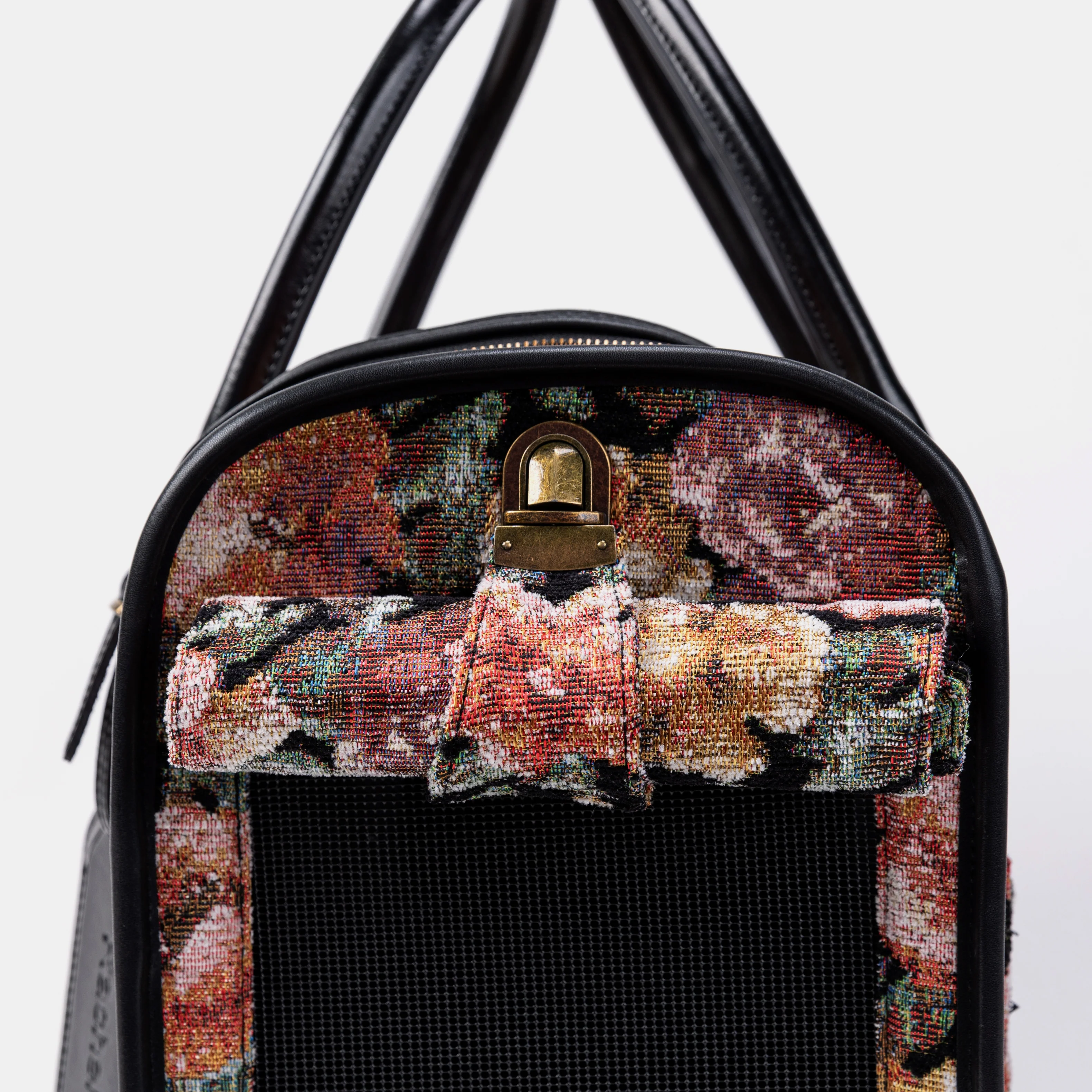 Travel Dog Carrier Bag Floral Rose - Image 7