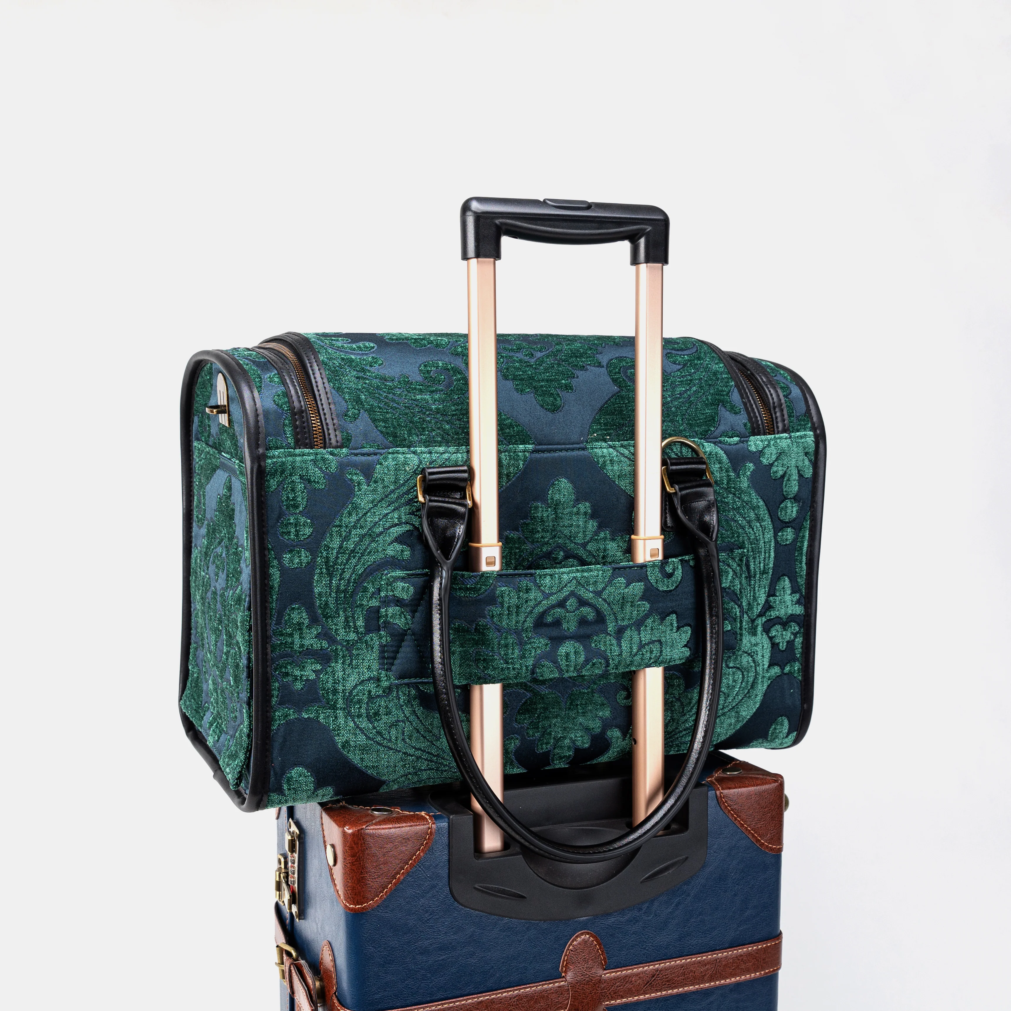 Travel Dog Carrier Bag Queen Hunter Green - Image 10