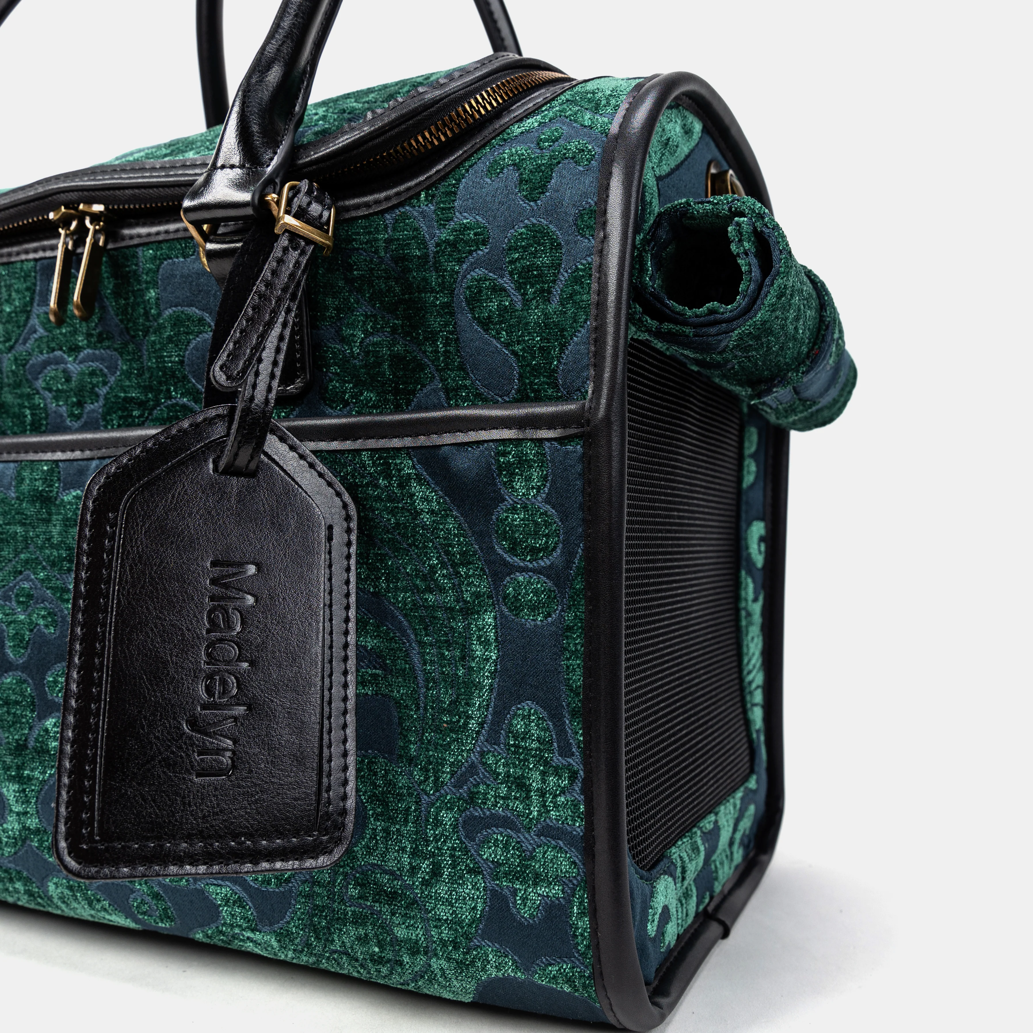 Travel Dog Carrier Bag Queen Hunter Green - Image 6