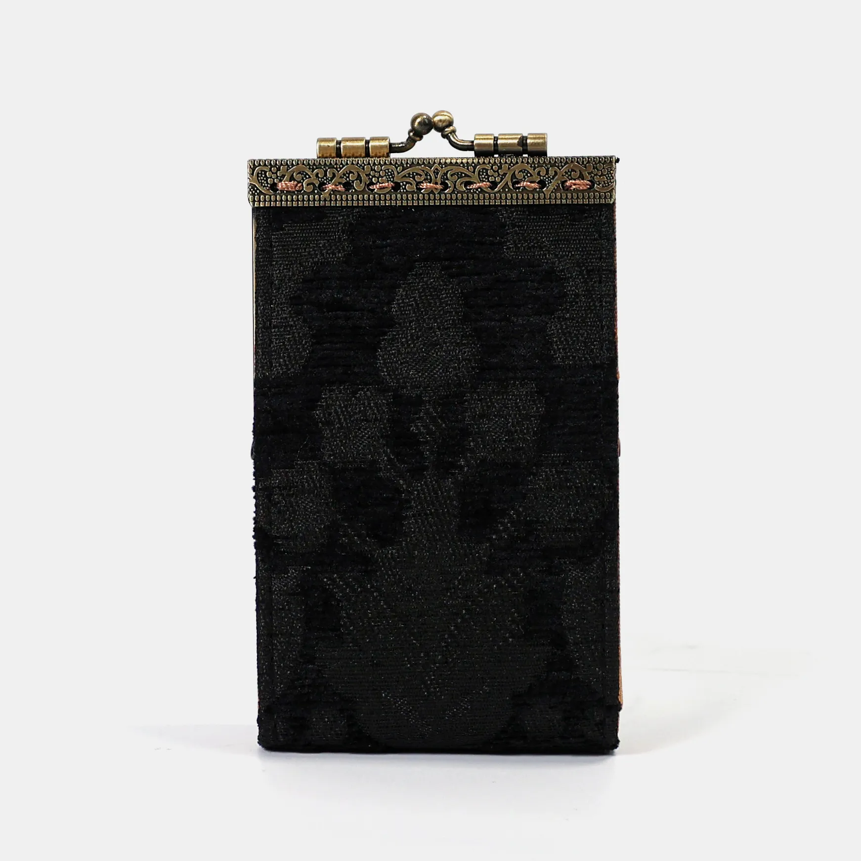 Victorian Blossom Black/Black Card Wallet - Image 4