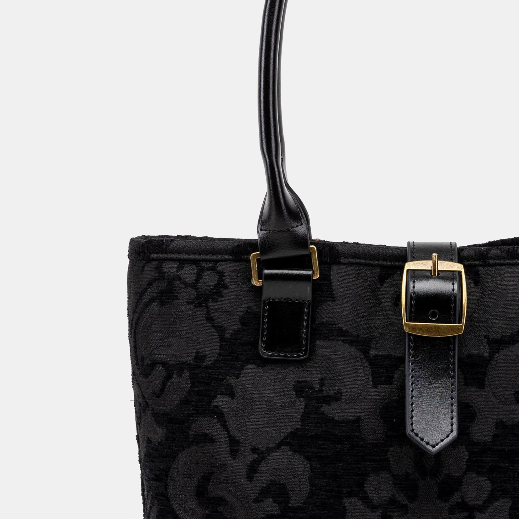 Victorian Blossom Black/Black Everyday Tote - Image 3