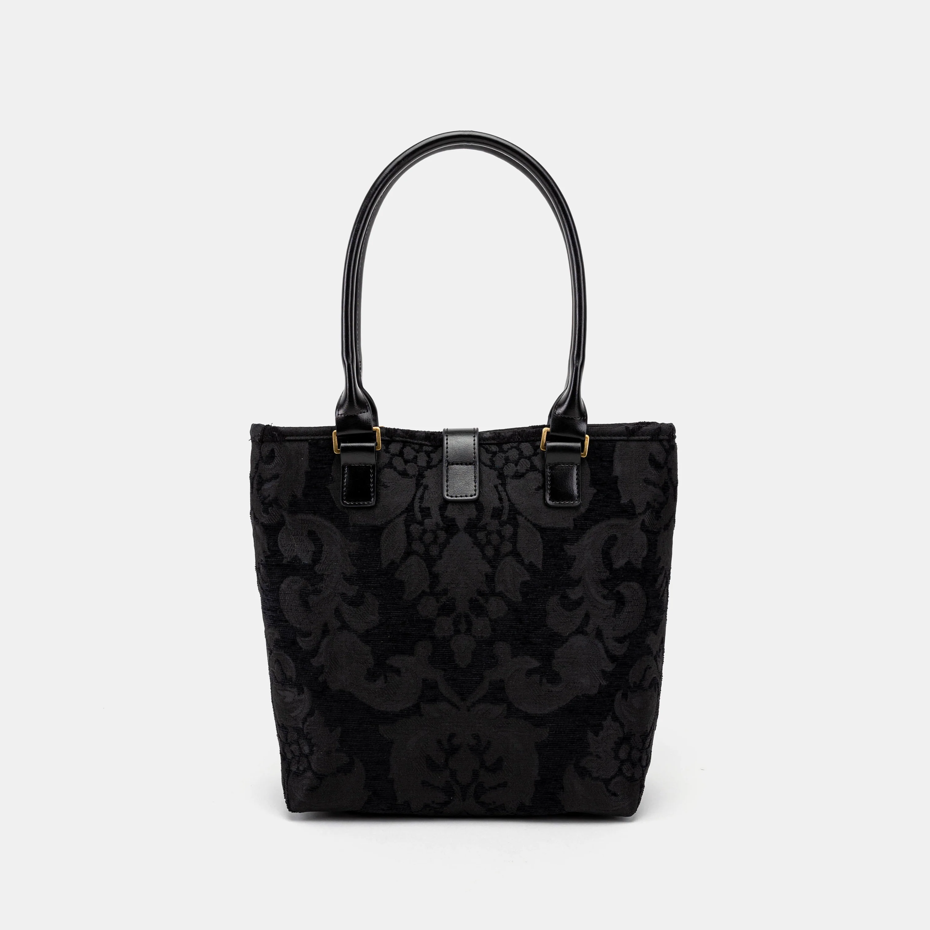 Victorian Blossom Black/Black Everyday Tote - Image 4